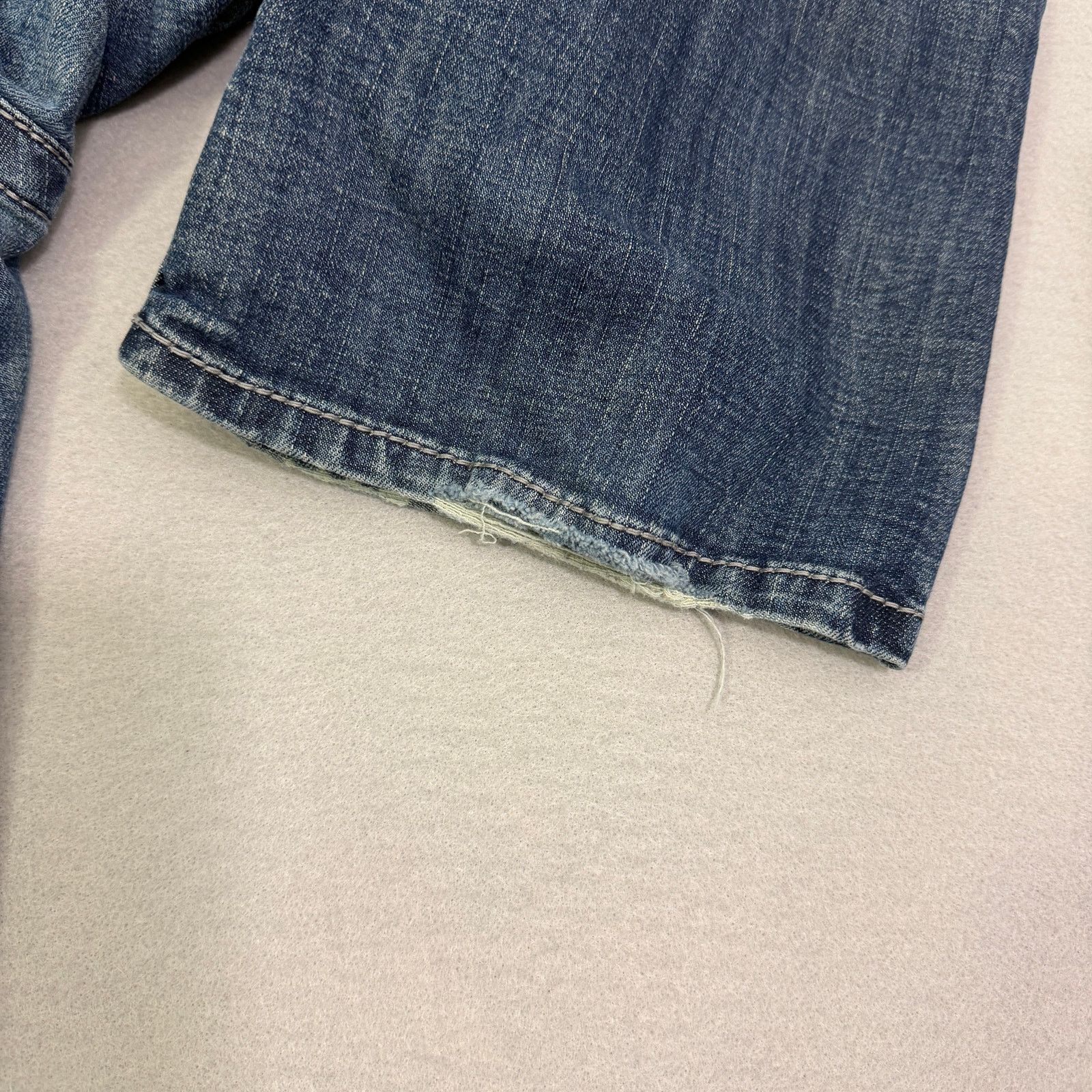 BKE BKE Tyler Straight Jeans Men's 32R (Fits 32x30) Blue Faded Size US 32 / EU 48 - 7 Thumbnail