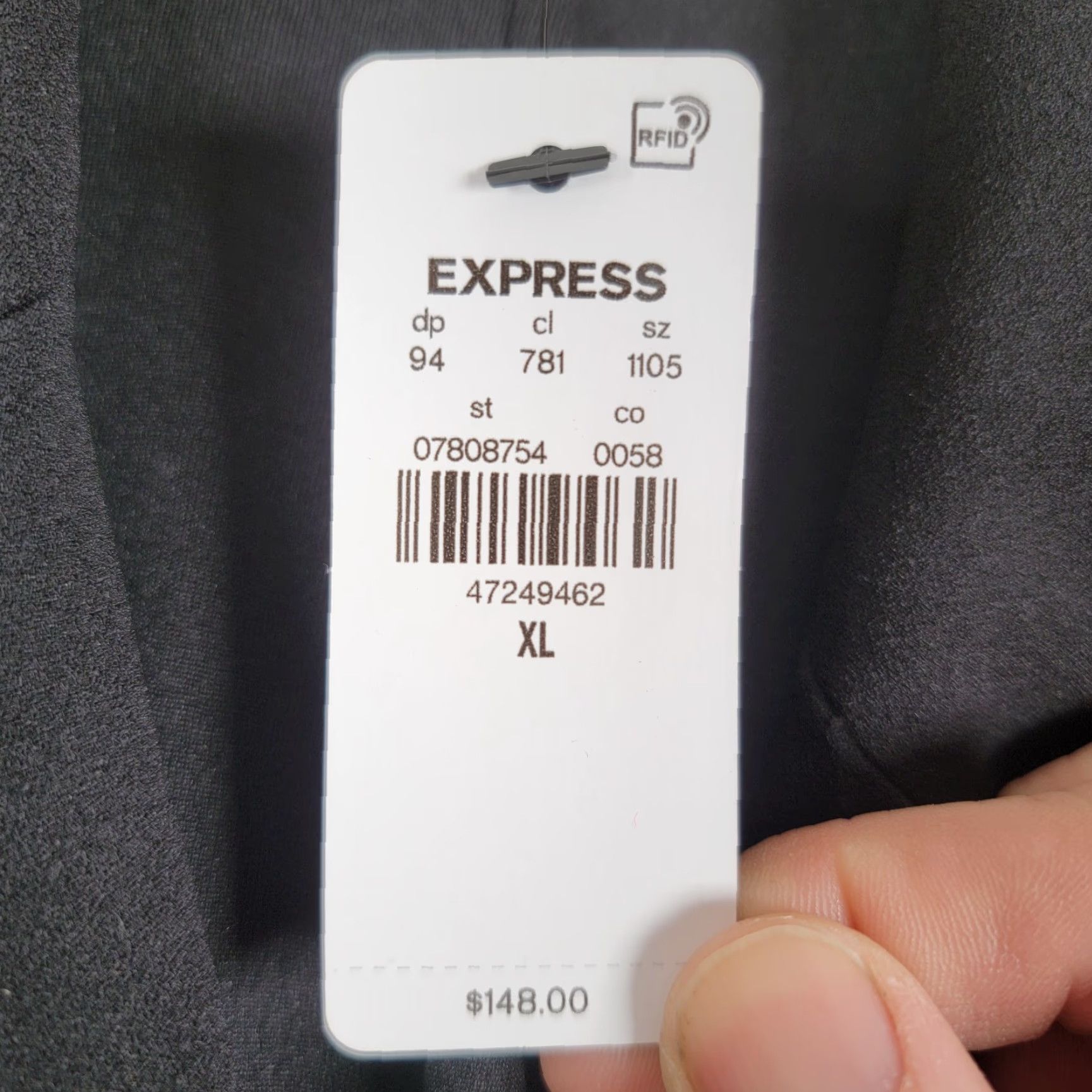 Express EXPRESS Black Editor Double-Breasted Novelty Gold Button Blazer Jacket Coat XL Women’s Suit Jacket/Blazer Long Sleeve Black Buttoned Size XL / US 12-14 / IT 48-50 - 5 Thumbnail