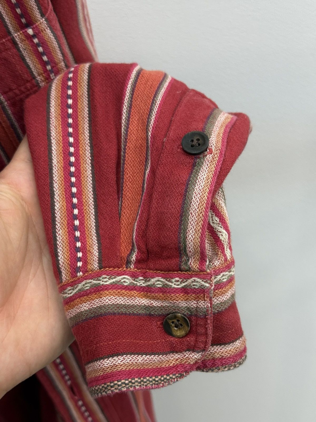 Polo Ralph Lauren Vintage Polo Ralph Lauren Country Aztec Wood Buttons Shirt Size US S / EU 44-46 / 1 - 3 Thumbnail
