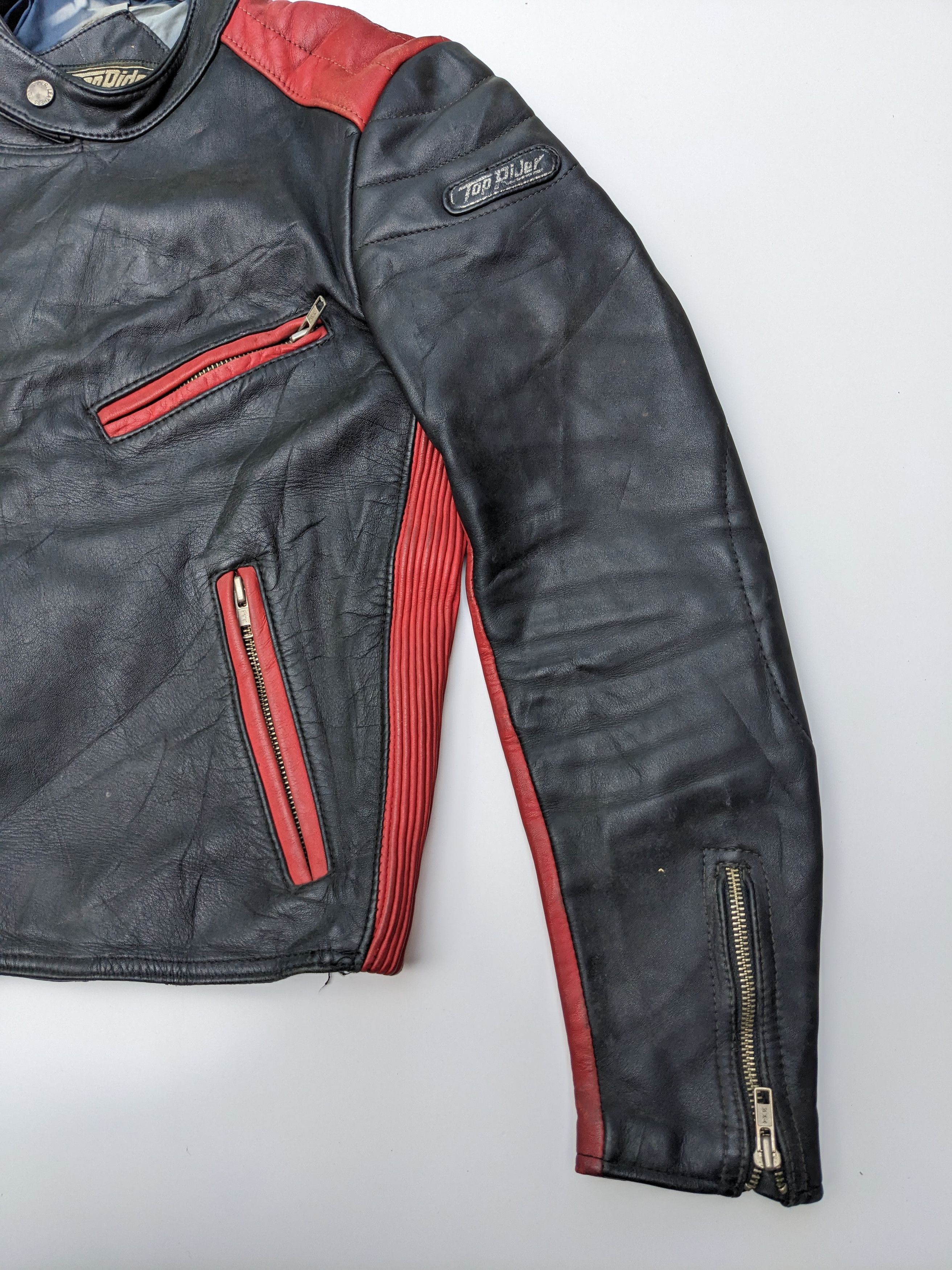 Vintage Vintage Top Rider leather jacket Size S / US 4 / IT 40 - 3 Thumbnail