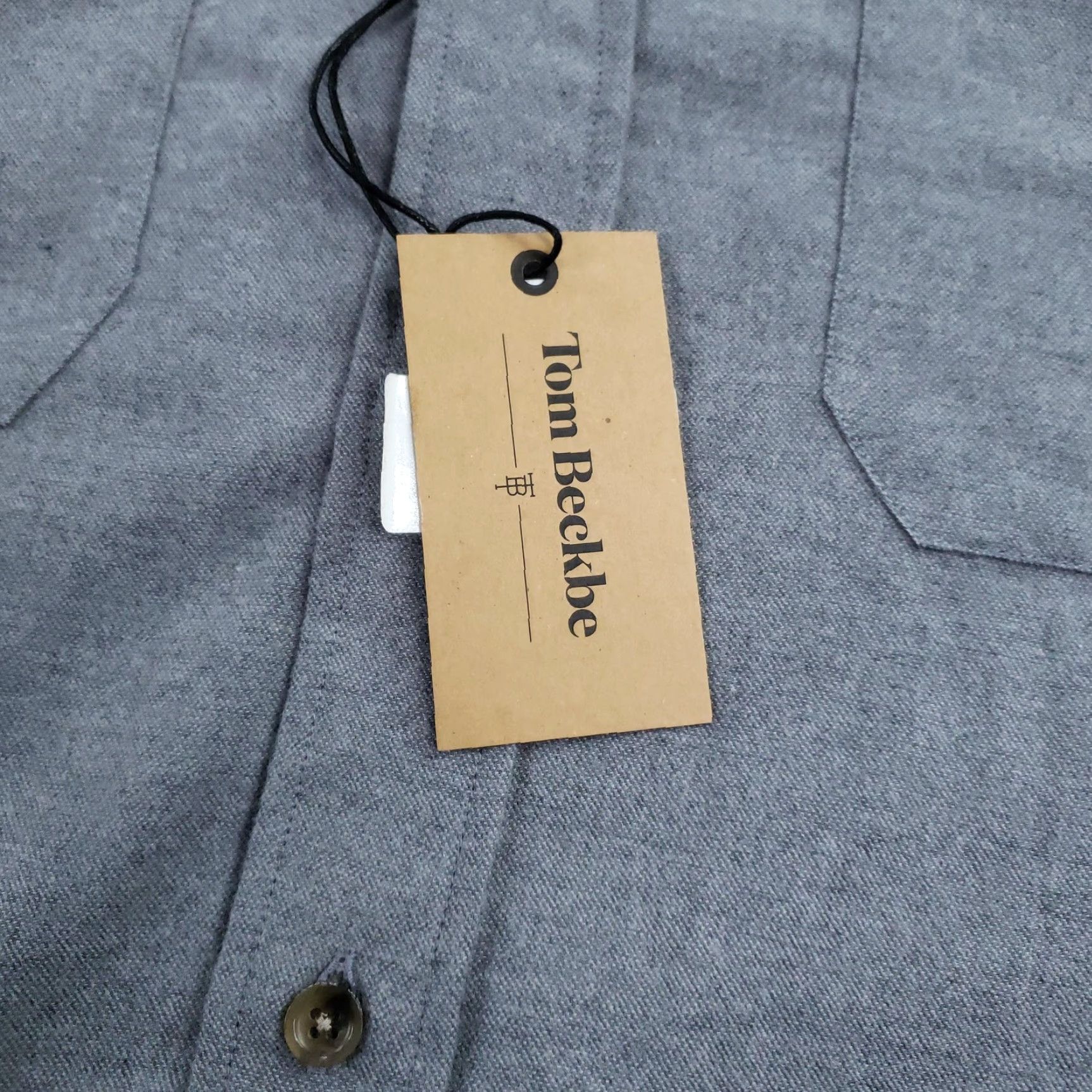 Vintage Tom Beckbe Shirt Mens 2XL Gray Twill Button Down Long Sleeve Outdoor Work Shirt Mens 2XL Gray Twill Button Down Long Sleeve Hunting Outdoor Shirt Size US XXL / EU 58 / 5 - 7 Thumbnail