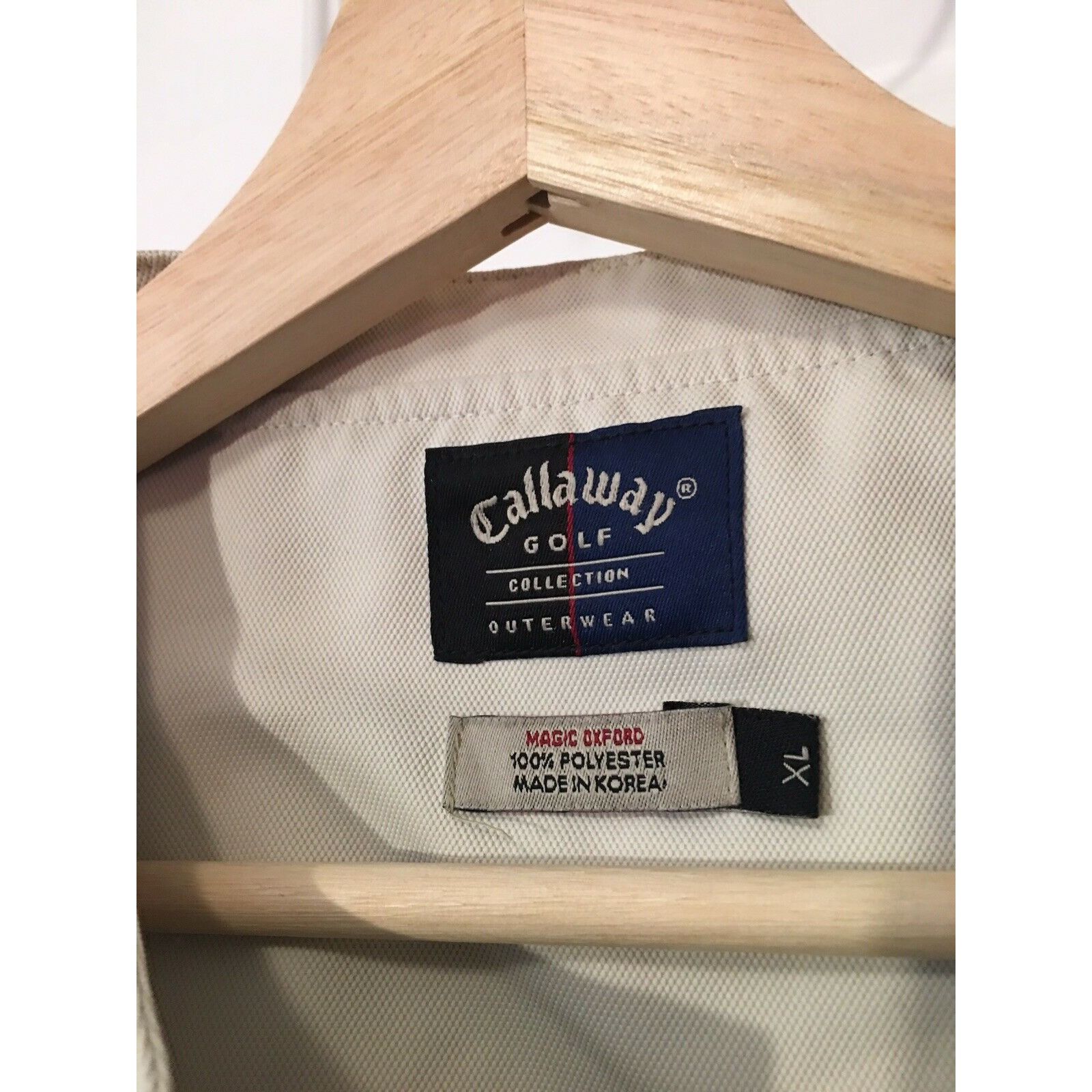 Callaway Callaway Golf Collection Khaki 1/2 Zip Windbreaker Jacket Sh Size US XL / EU 56 / 4 - 2 Thumbnail