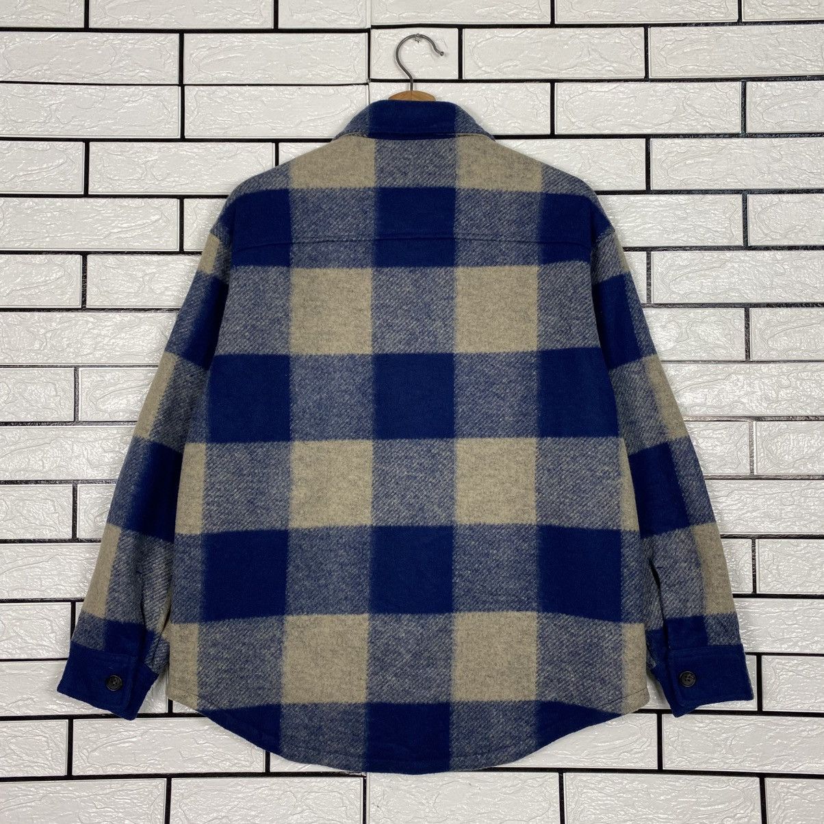Japanese Brand 📌Vintage Wool Button Jacket Uniqlo Tartan Issey Miyake Size US S / EU 44-46 / 1 - 9 Thumbnail