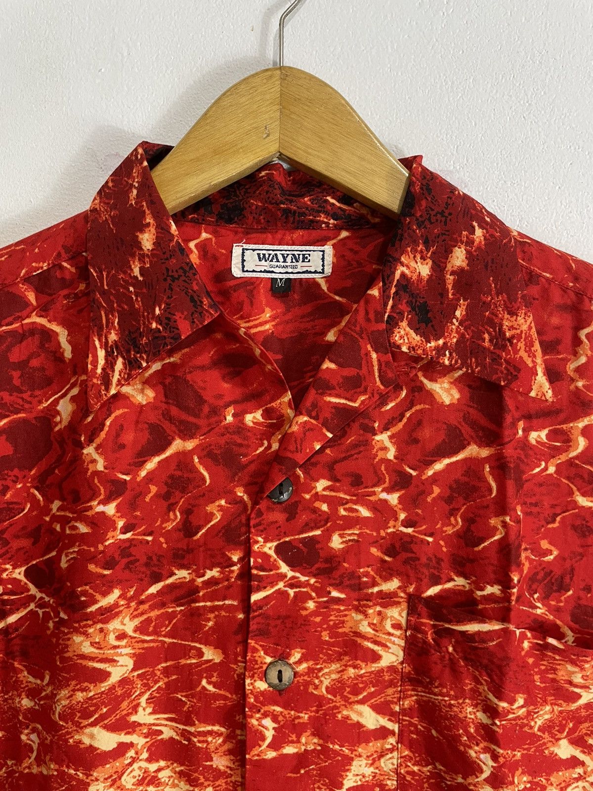 Japanese Brand Vintage Burning Flames Hawaii Shirt Size US M / EU 48-50 / 2 - 3 Thumbnail