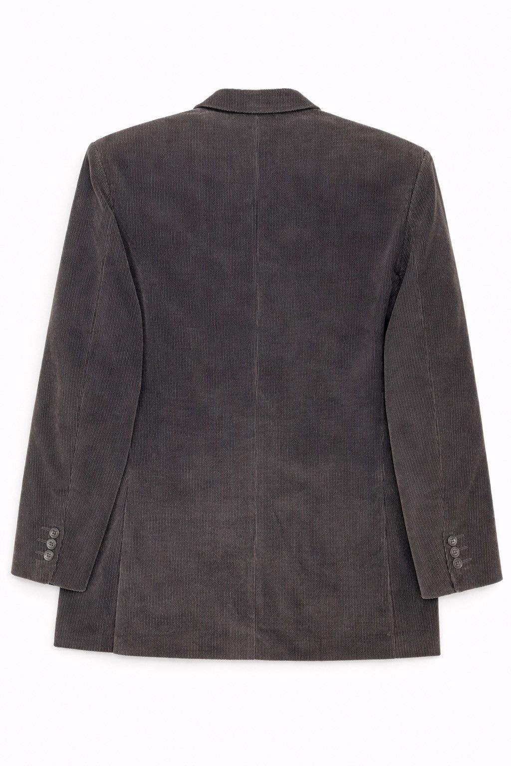 Vintage Vintage Grey Corduroy Blazer Size 52R - 2 Thumbnail
