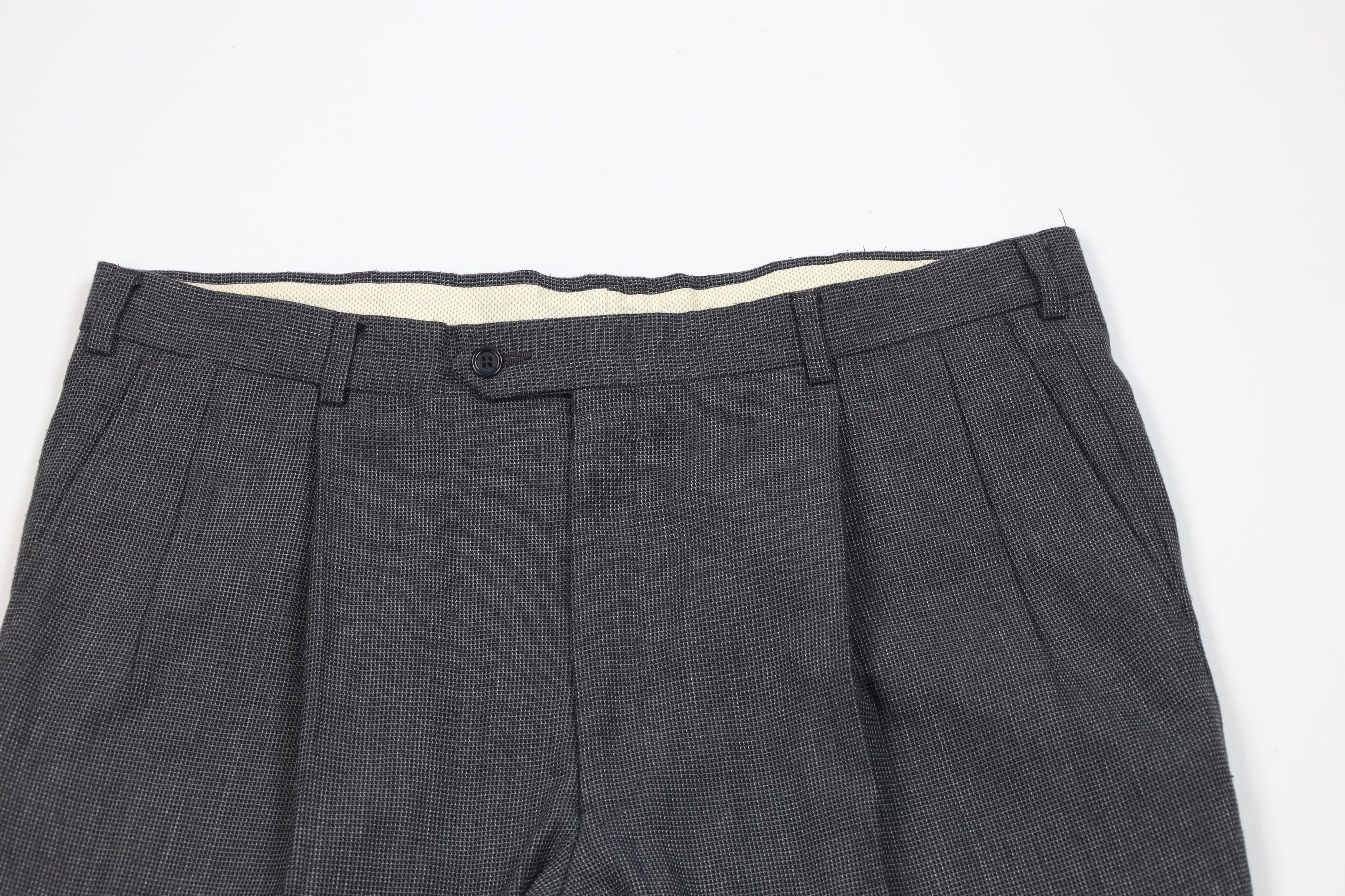 Vintage Vintage 90s Streetwear Knit Wide Leg Chino Pants Gray USA Size US 40 / EU 56 - 2 Thumbnail