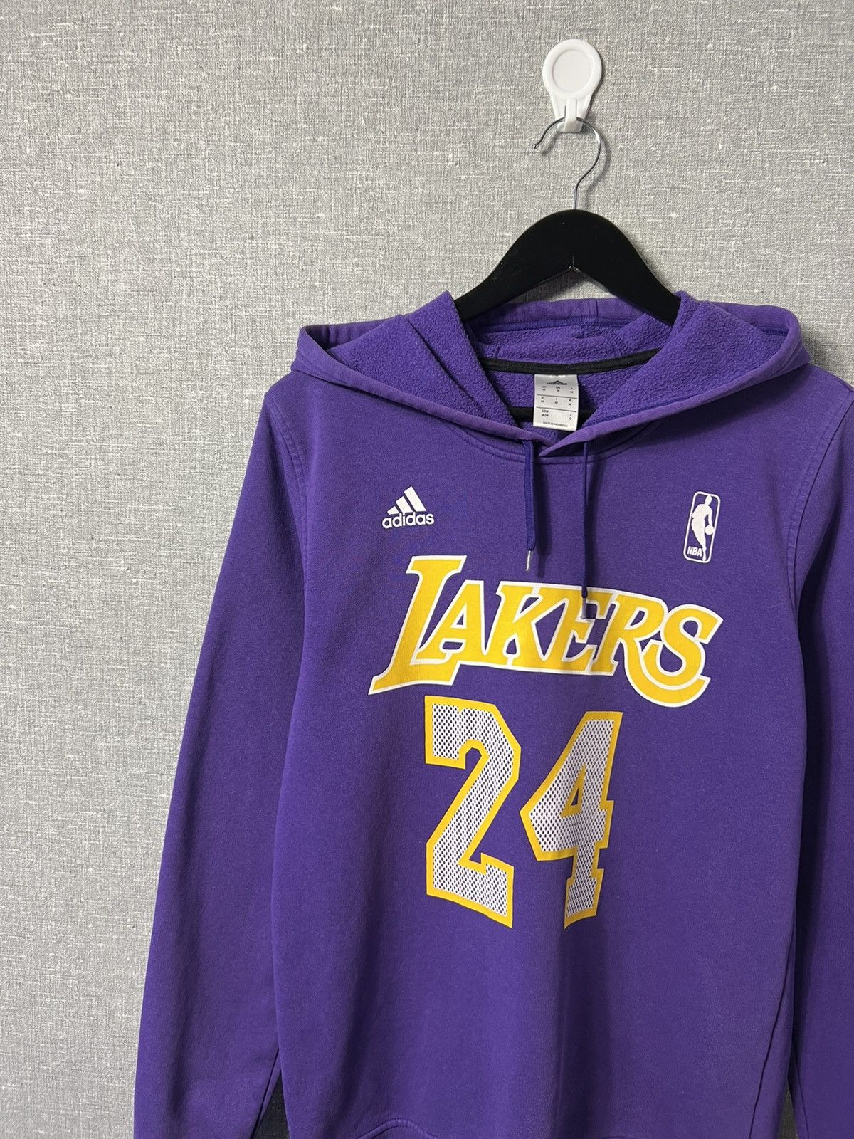 Adidas Adidas x NBA x Kobe Bryant #24 Big Logo Hoodie Lakers Size M Size US M / EU 48-50 / 2 - 9 Thumbnail
