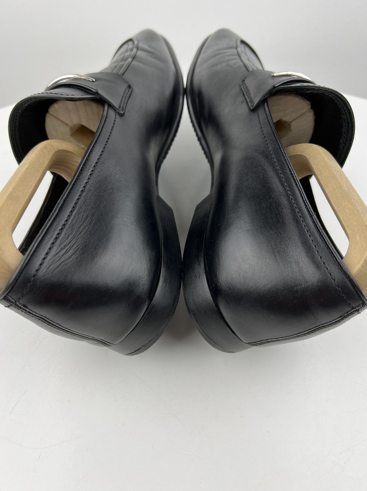 Gucci GUCCI Loafers Leather Shoes HORSEBIT Black Men’s Size US 9 / EU 42 - 10 Thumbnail