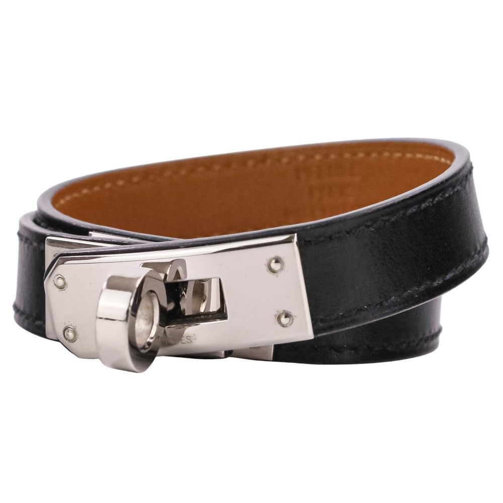 Hermes Hermes Hermes Kelly Double Tour Leather Bracelet Leather Bracelet R DUTY FREE for USA Size ONE SIZE - 1 Thumbnail