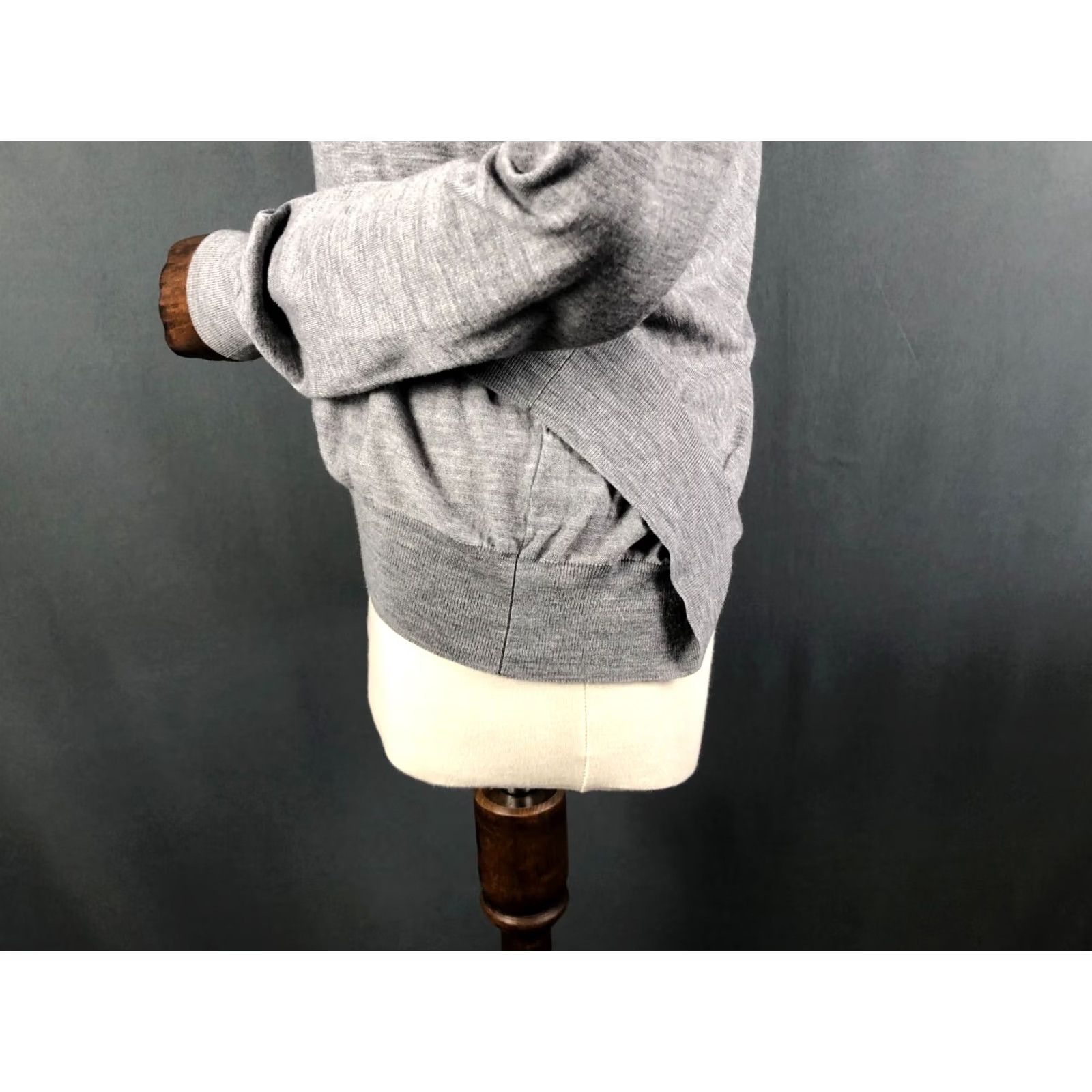 Alexander Wang Alexander Wang Pullover Sweater Women Gray S Merino Wool Layered Size S / US 4 / IT 40 - 7 Thumbnail