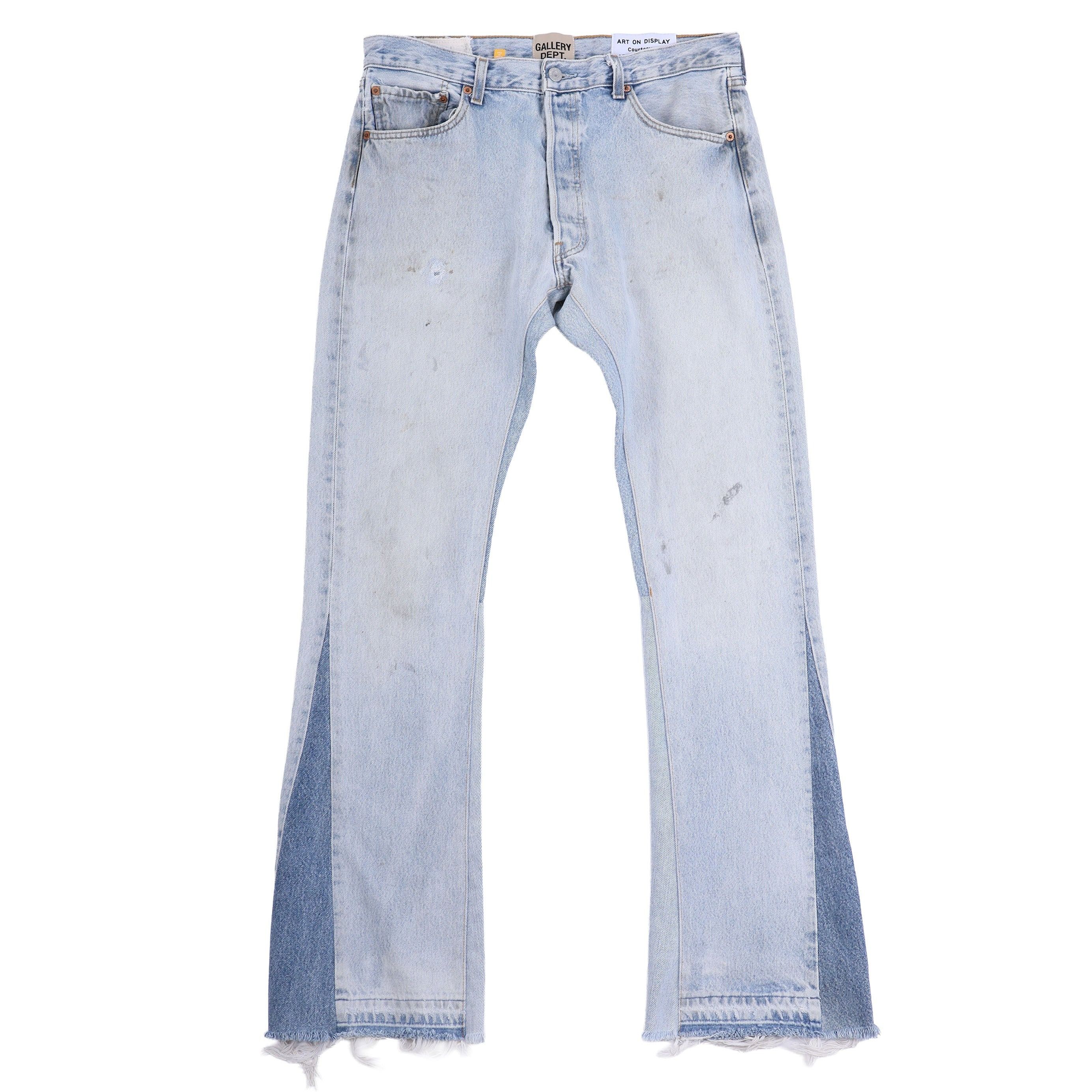 Gallery Dept. Gallery Dept Blue Denim LA Flare Size US 30 / EU 46 - 1 Thumbnail