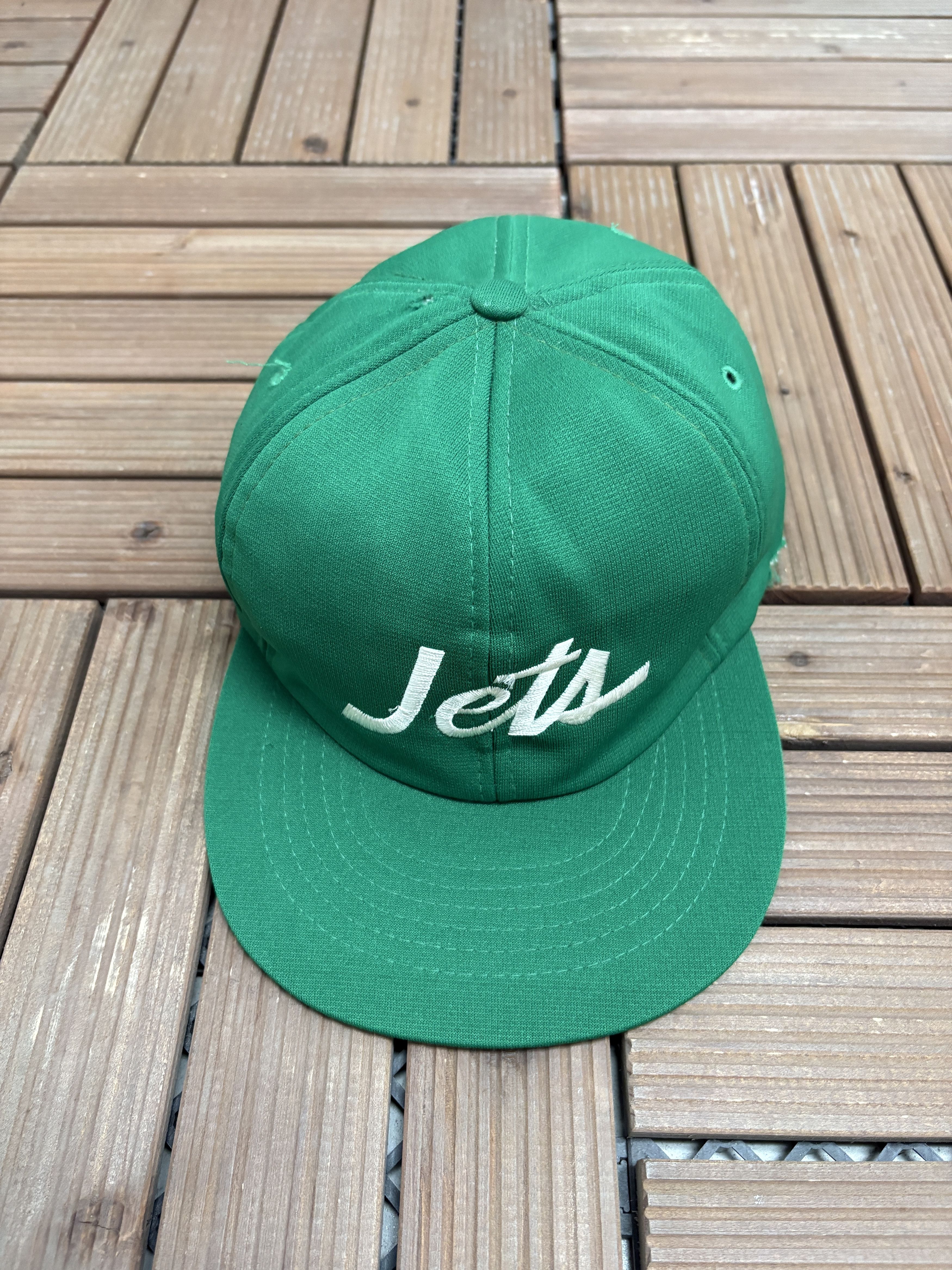 Vintage New York Jets Vintage Snap Back Hat Cap Ted Fletcher Size ONE SIZE - 2 Thumbnail
