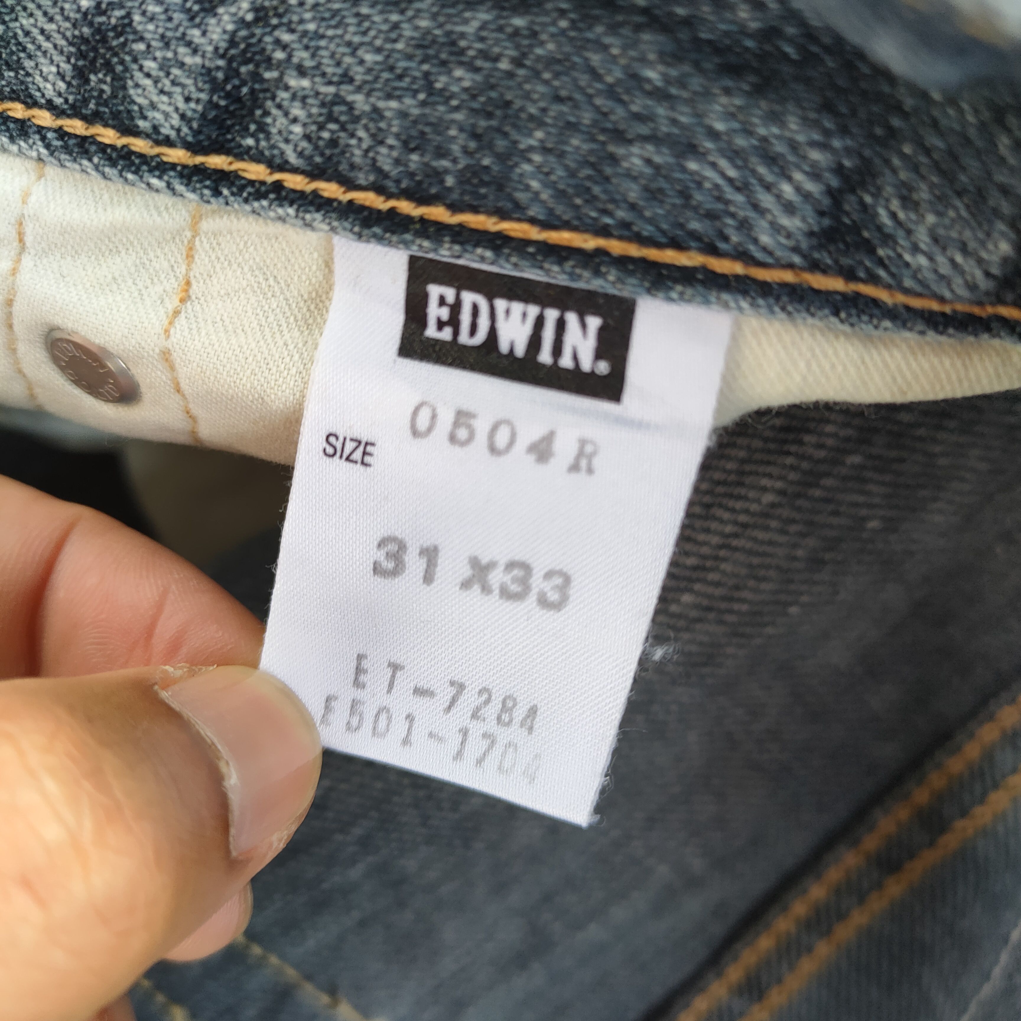 Edwin Edwin vintage faded jeans denim pants Size US 33 - 14 Thumbnail