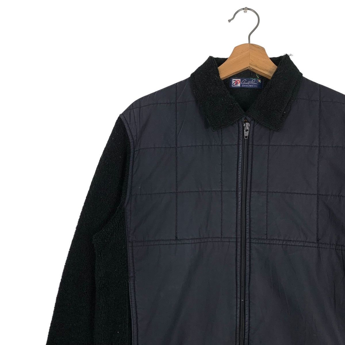 Japanese Brand 90's Arnold Palmer Hybrid Bomber Jacket #0853-C38 Size US M / EU 48-50 / 2 - 6 Thumbnail