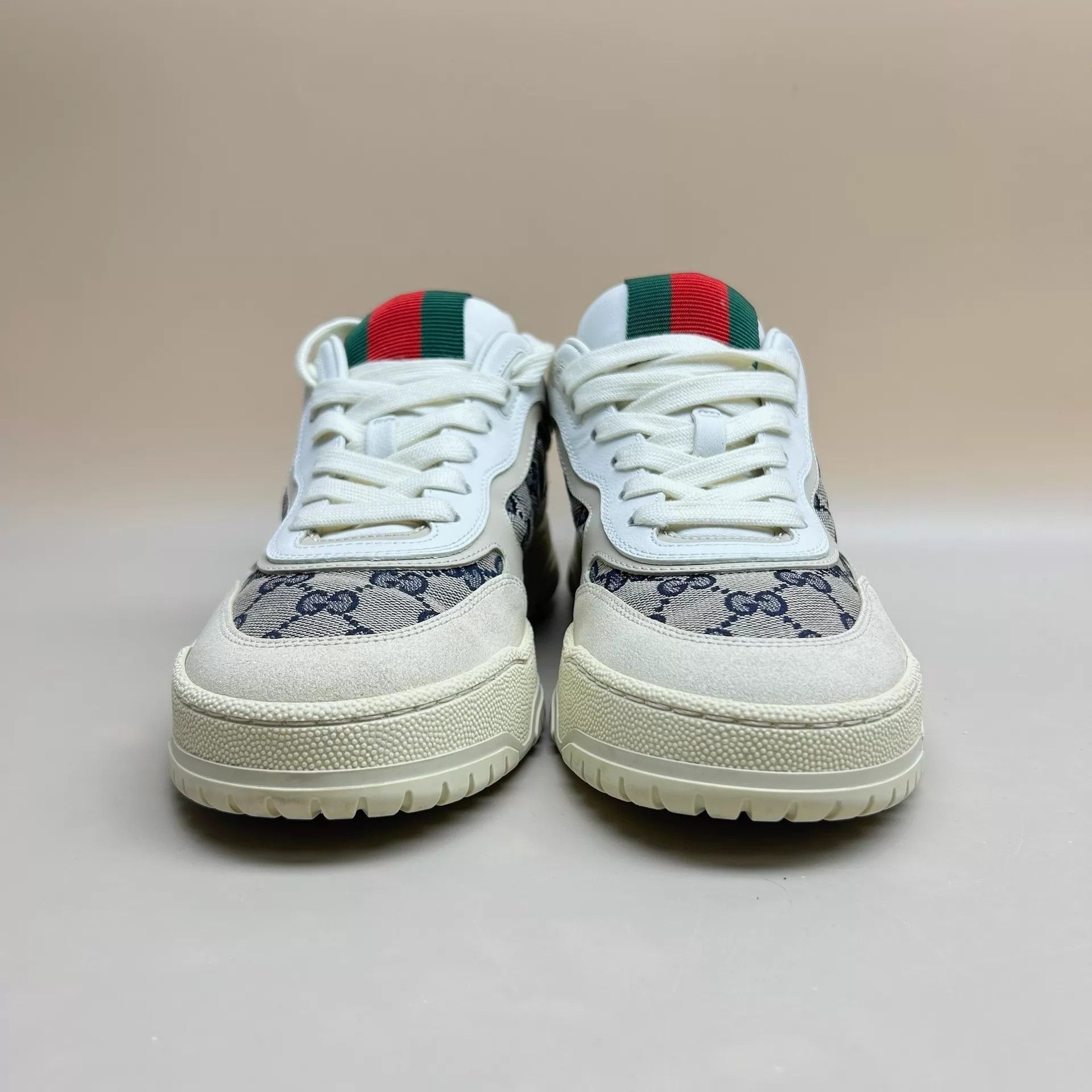 Gucci GUCCI Off-White GG Enamel Sneakers 38 99 New Size US 7.5 / IT 37.5 - 2 Thumbnail