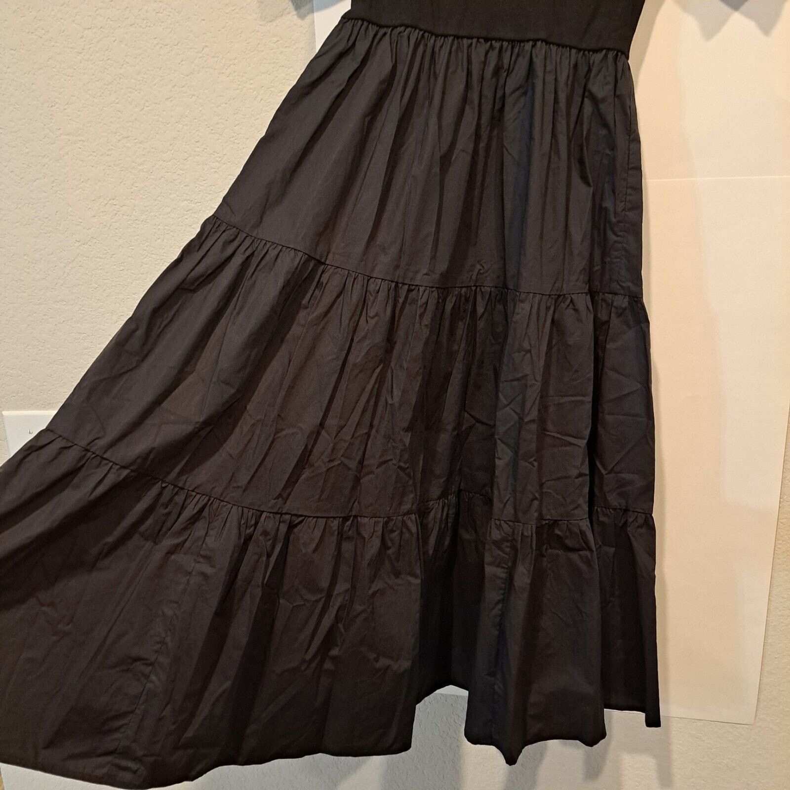 Other Brave & True Bella Goes North V-Neck Midi Dress Black Sz S Size S / US 4 / IT 40 - 14 Thumbnail