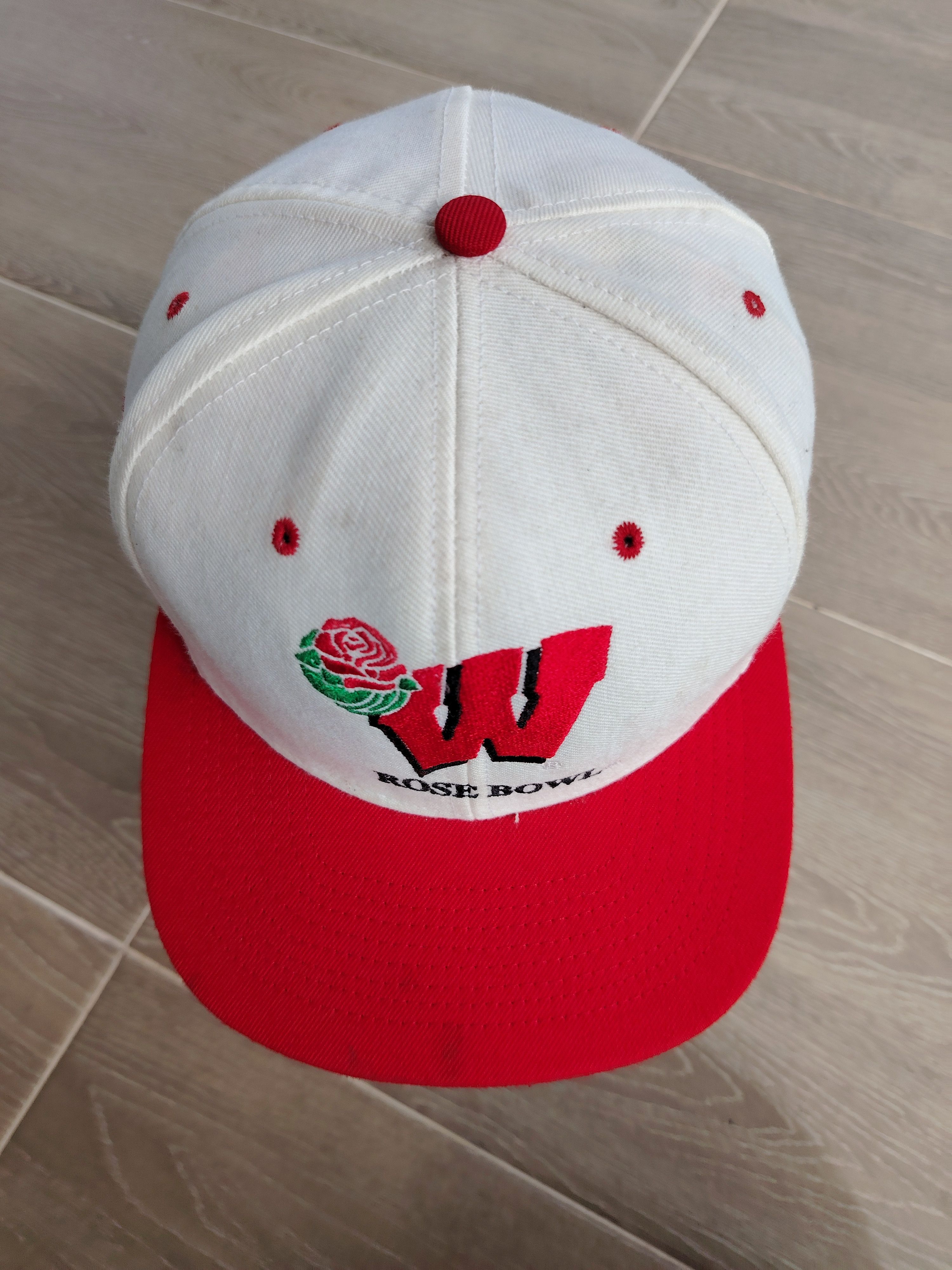 Nutmeg × Vintage 90s Wisconsin Badgers Rose Bowl Hat Size ONE SIZE - 2 Thumbnail