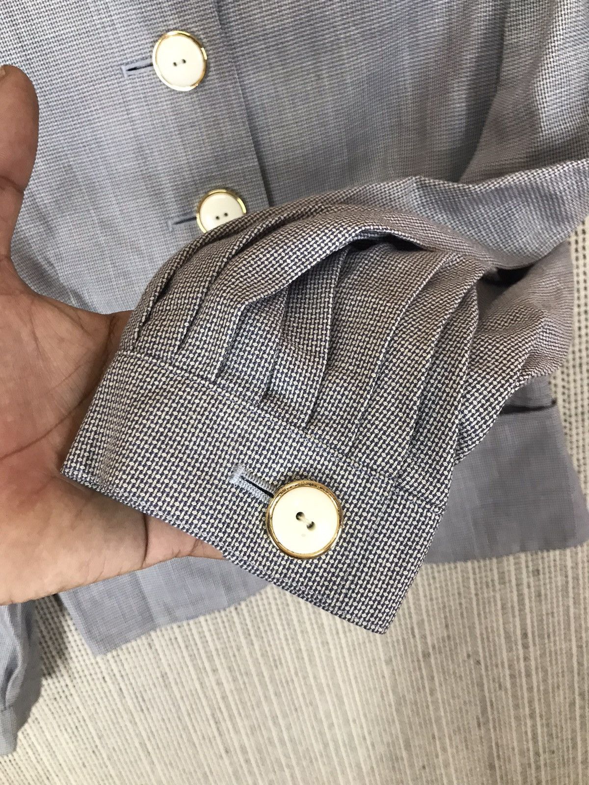 Christian Dior Monsieur × Vintage ‼️VINTAGE CHRISTIAN DIOR BLAZER BIG BUTTON NICE DESIGN‼️ Size M / US 6-8 / IT 42-44 - 5 Thumbnail