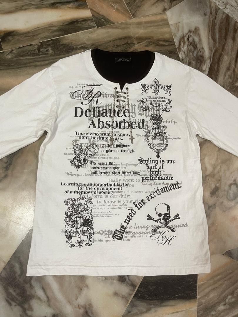 Hysteric Glamour Beaumont Carr Poem Gothic Trinal with Chain Size US L / EU 52-54 / 3 - 5 Thumbnail