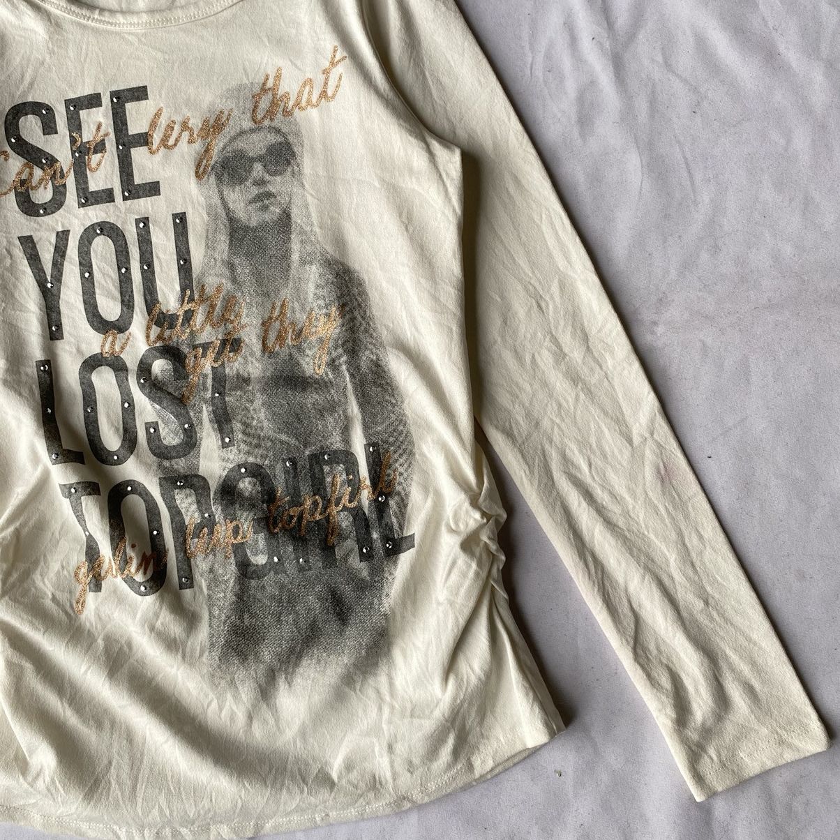 Hysteric Glamour × If Six Was Nine × Japanese Brand See You Lost TopGirl Poem Hysteric Glamour Style Tees Size S / US 4 / IT 40 - 6 Thumbnail