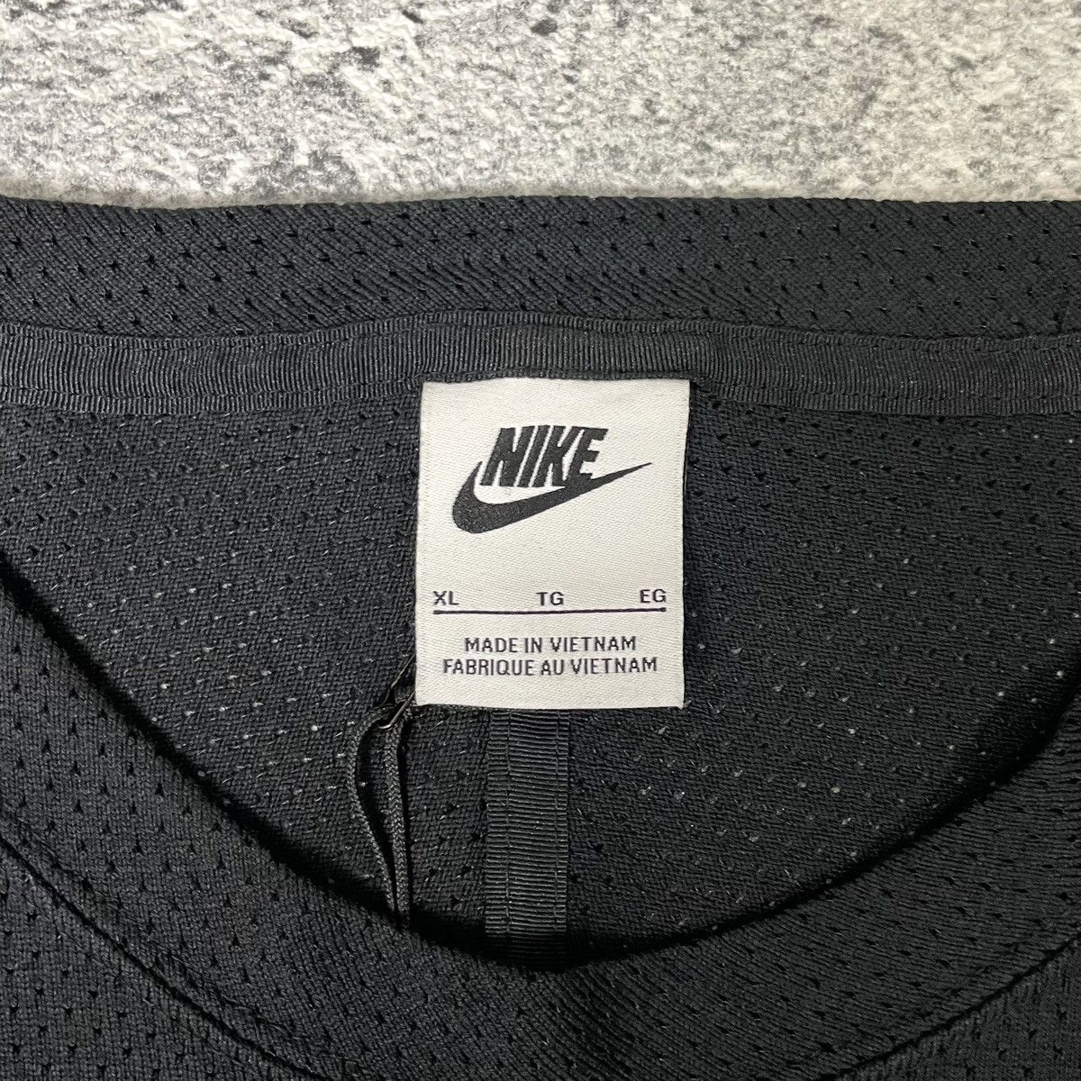 Nike × Stussy NIKE X STUSSY LONG SLEEVE MESH JERSEY BLACK Size US XL / EU 56 / 4 - 9 Thumbnail
