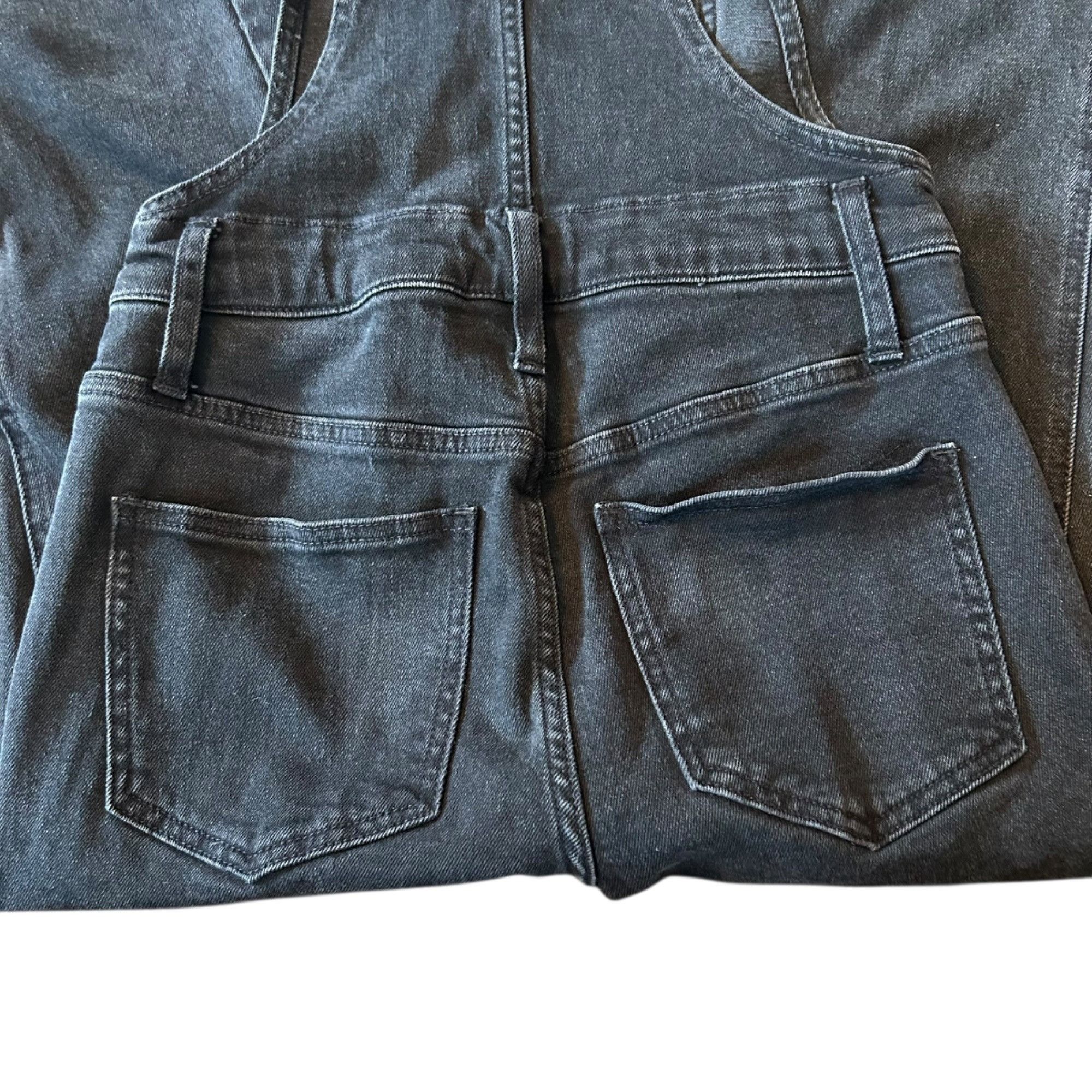 Madewell Madewell Black Boho Grunge Festival Denim Overalls XXS Size 24" / US 00 / IT 34 - 6 Thumbnail