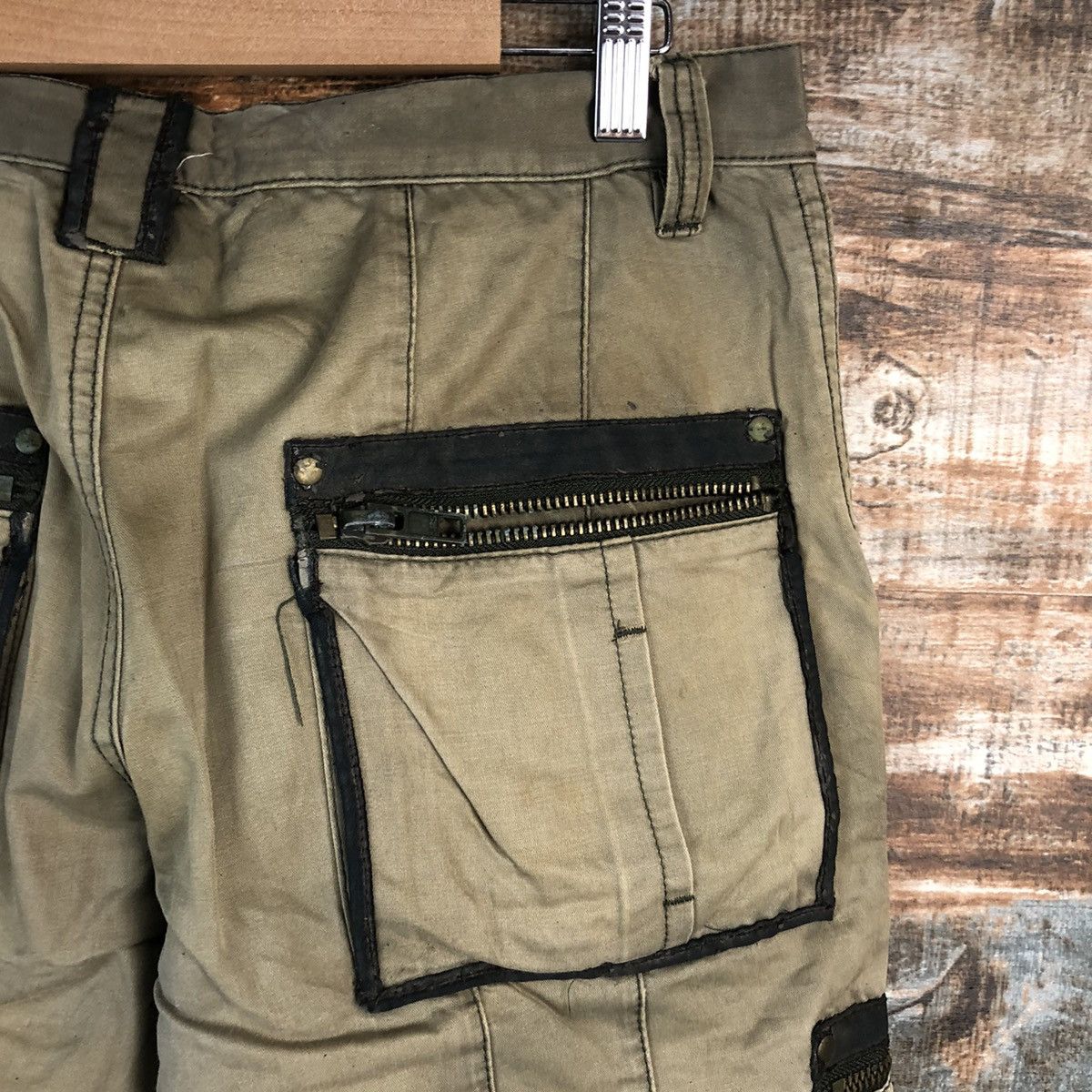 Faded Glory Ikca utility tactical punk Cargo Multipocket Pants #A1399 Size US 31 - 18 Thumbnail