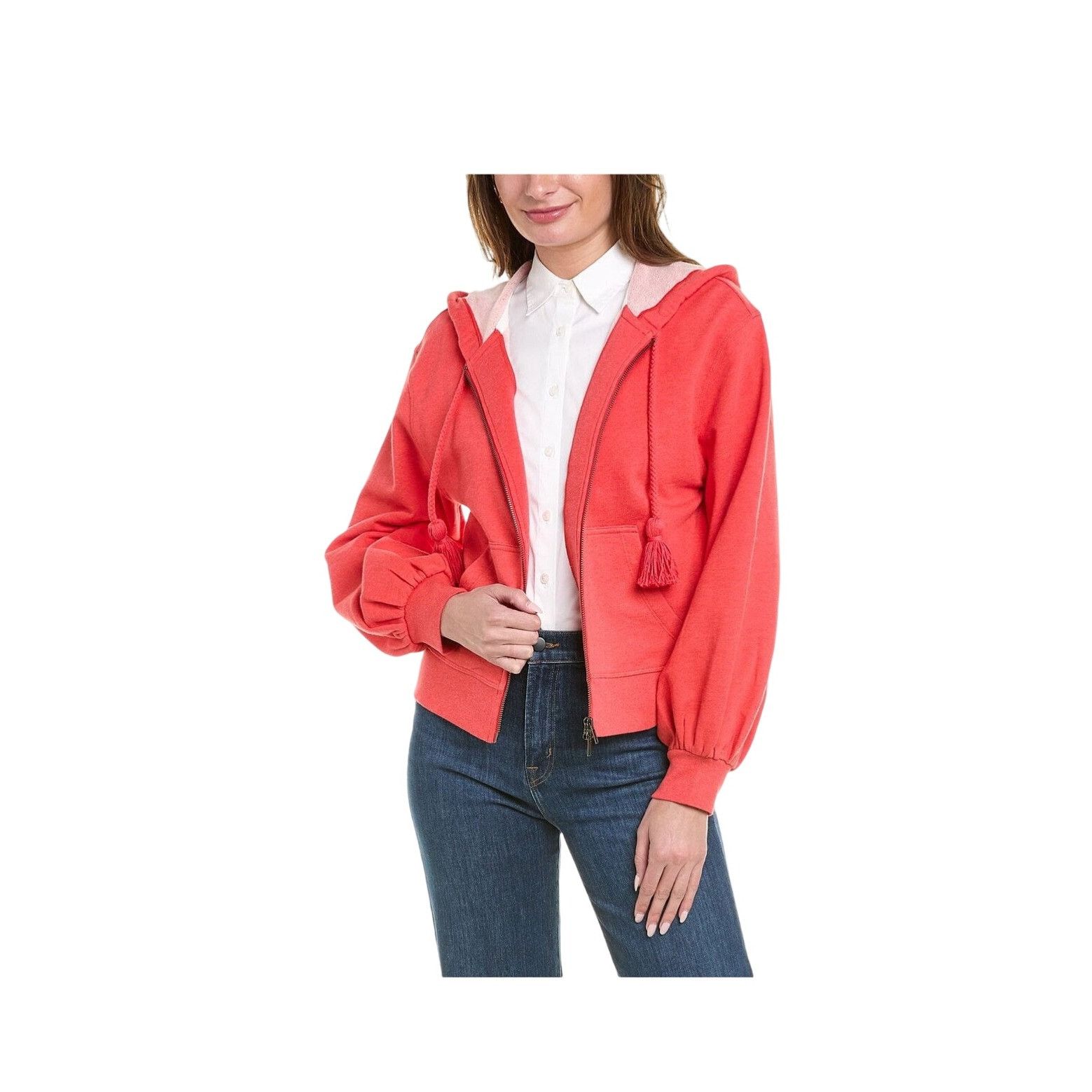 Designer Cabi Tangerine Deluxe Full Zip Hoodie W's Small Balloon Slee Size M / US 6-8 / IT 42-44 - 8 Thumbnail