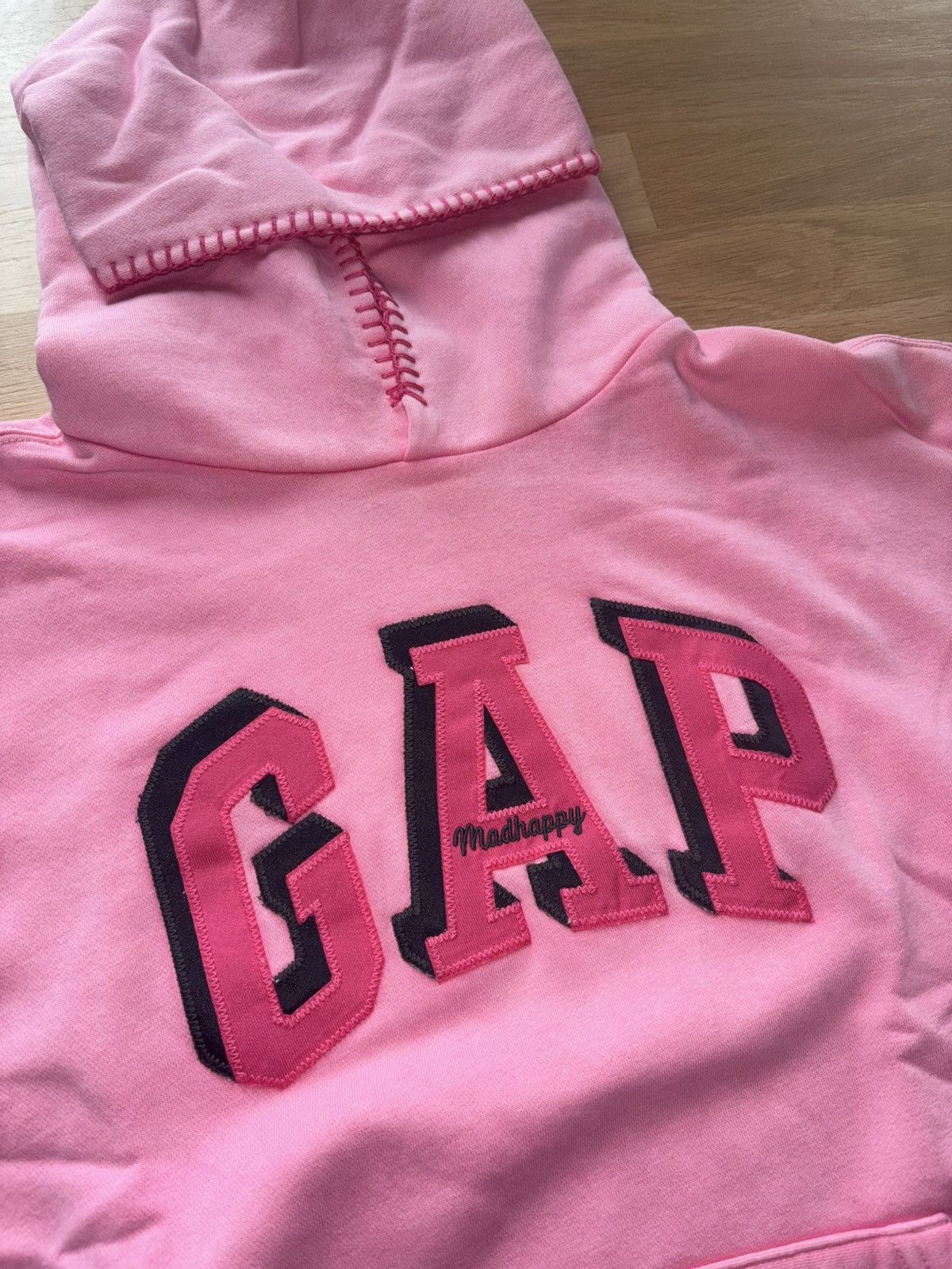 Gap × Madhappy Gap x MadHappy Pink Gap Logo Hoodie Size S / US 4 / IT 40 - 3 Thumbnail