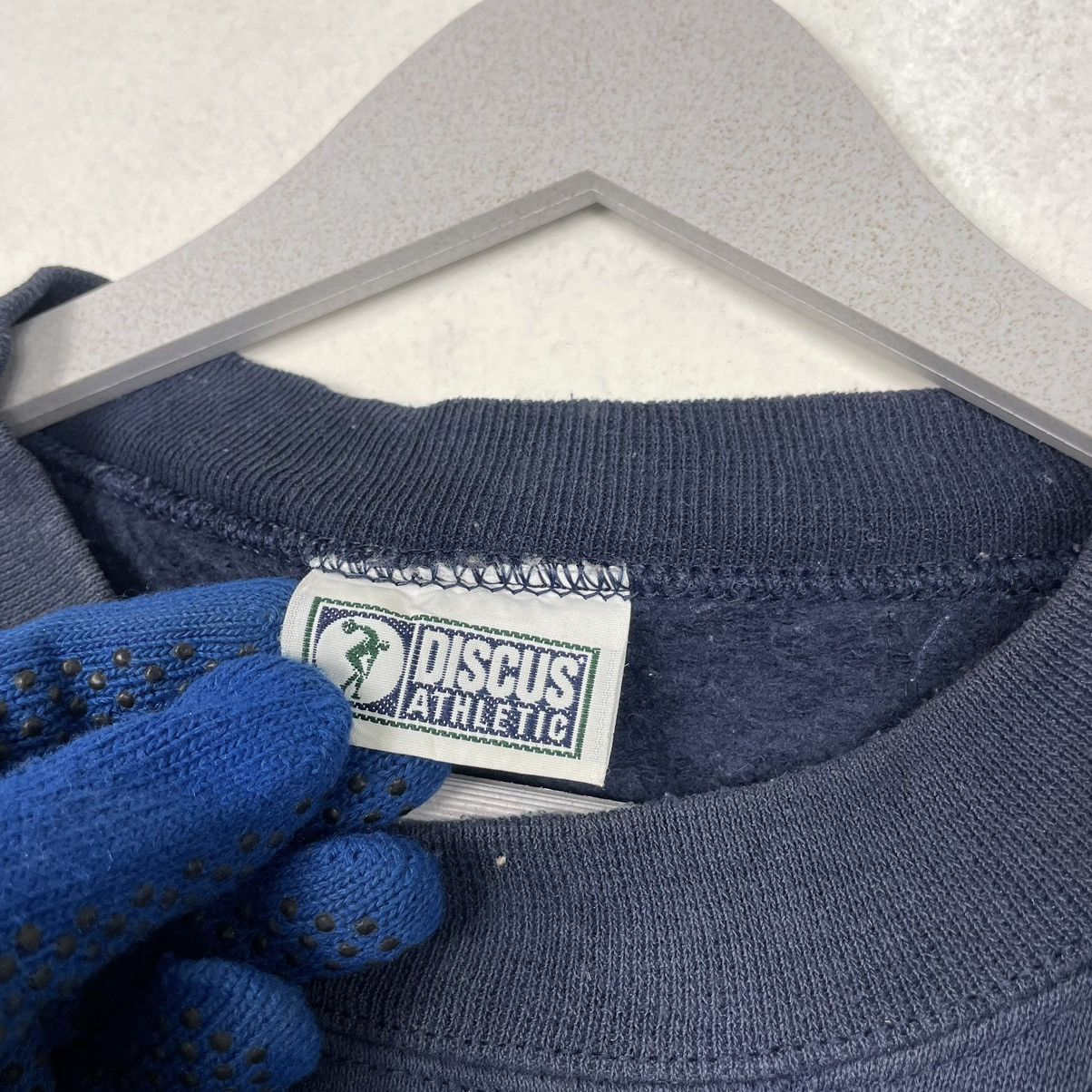 Russell Athletic × Vintage 💥PLAIN DISCUS NAVY COLOUR CREWNECK SWEATSHIRT Size US M / EU 48-50 / 2 - 8 Thumbnail