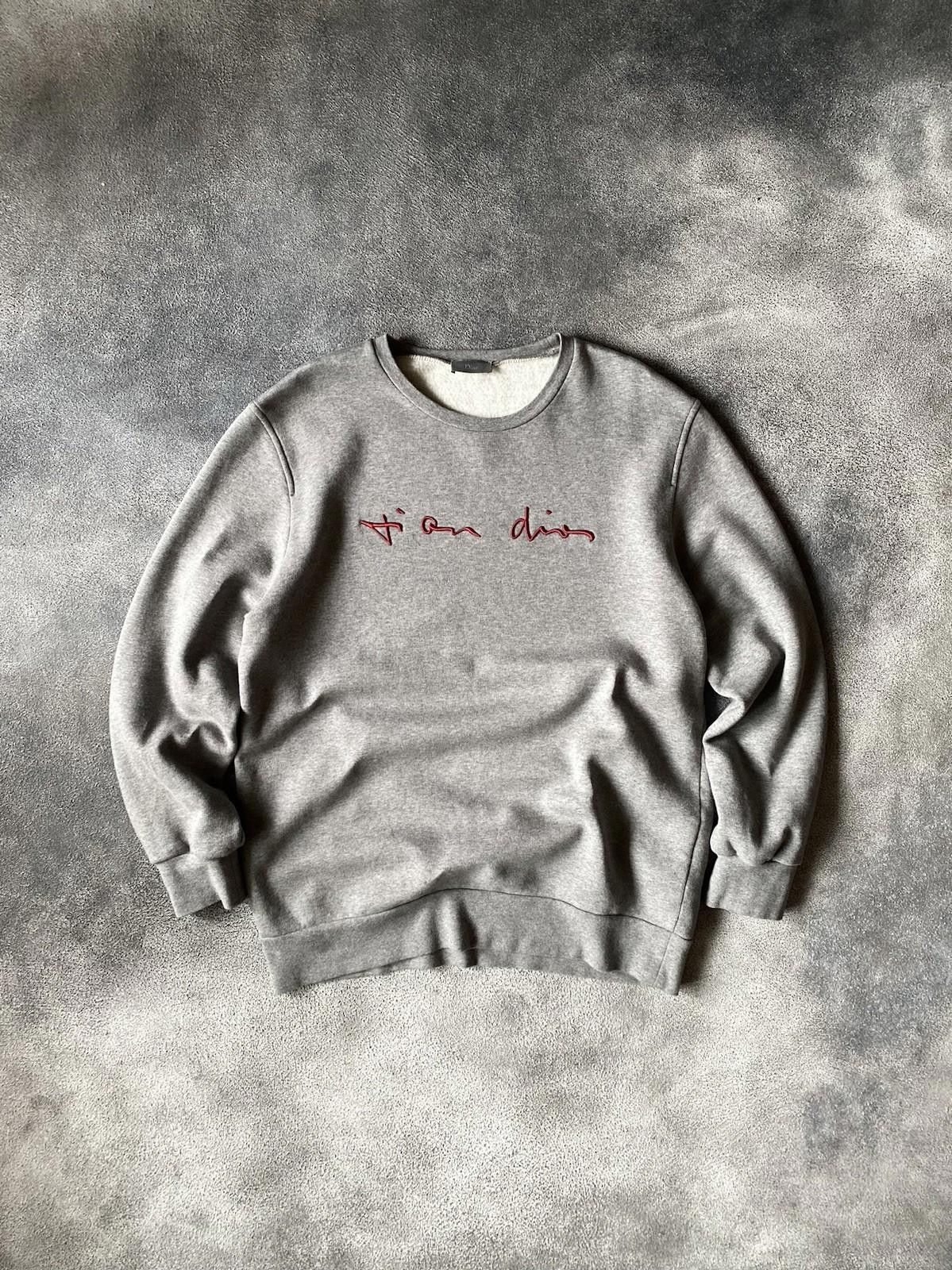 Dior 2013 Dior Homme by Kris Van Assche Sweatshirt Logo Size US L / EU 52-54 / 3 - 3 Thumbnail