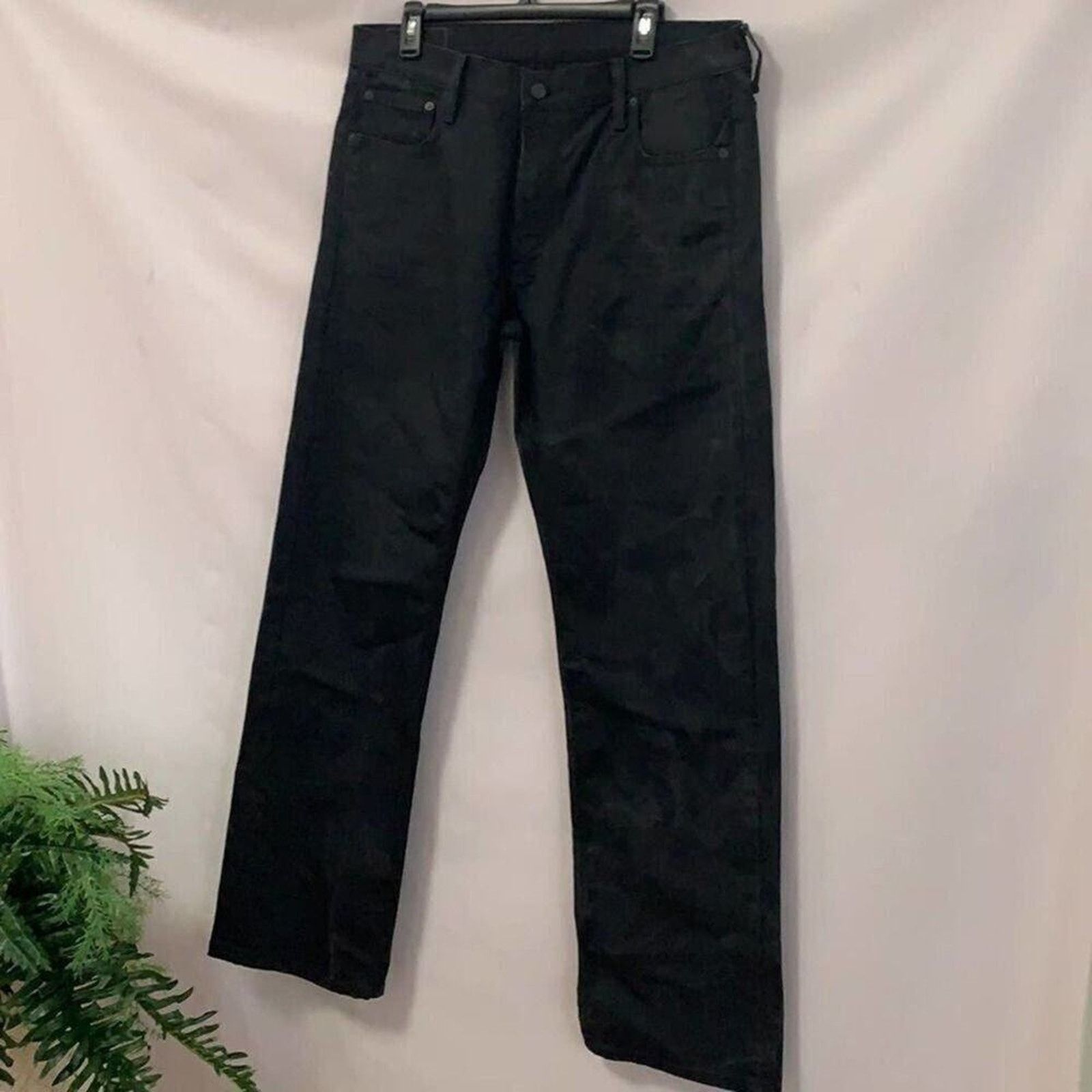 Levi's LEVI 569 MEN’S BLACK DISTRESSED JEANS SIZE 34‎ X 34 Size US 34 / EU 50 - 1 Thumbnail