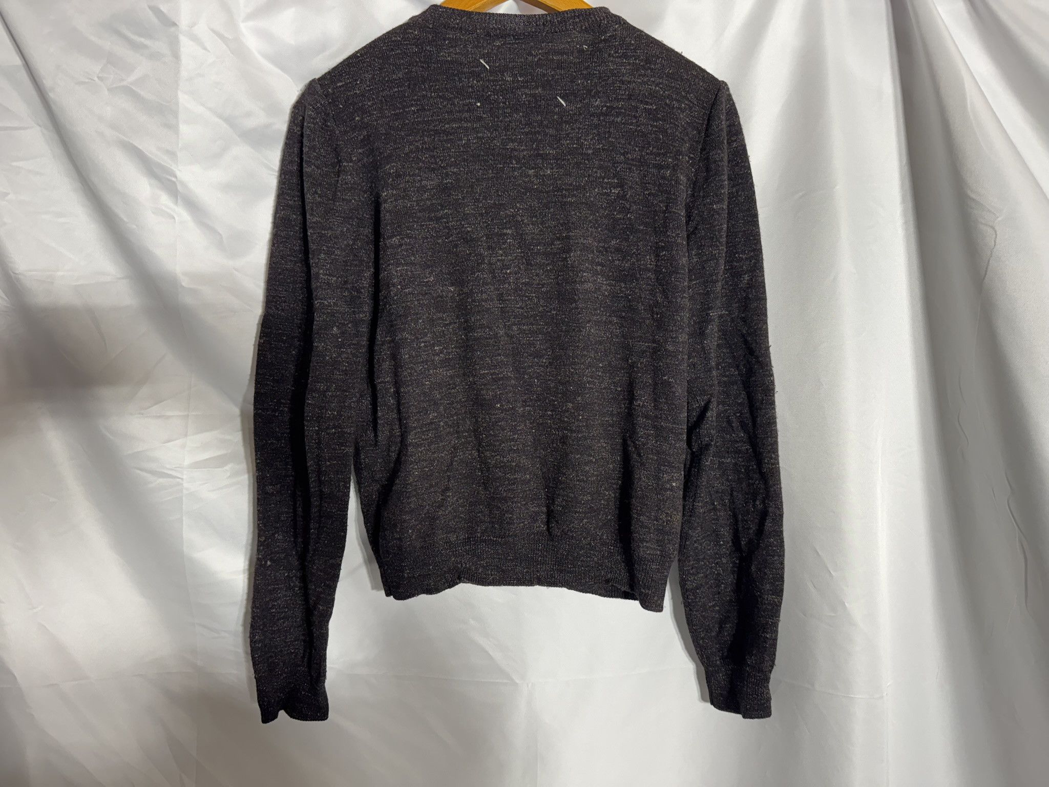 Maison Margiela 1990s Martin Margiela White Label Miss Deanna” Wool Cardigan Size L / US 10 / IT 46 - 5 Thumbnail