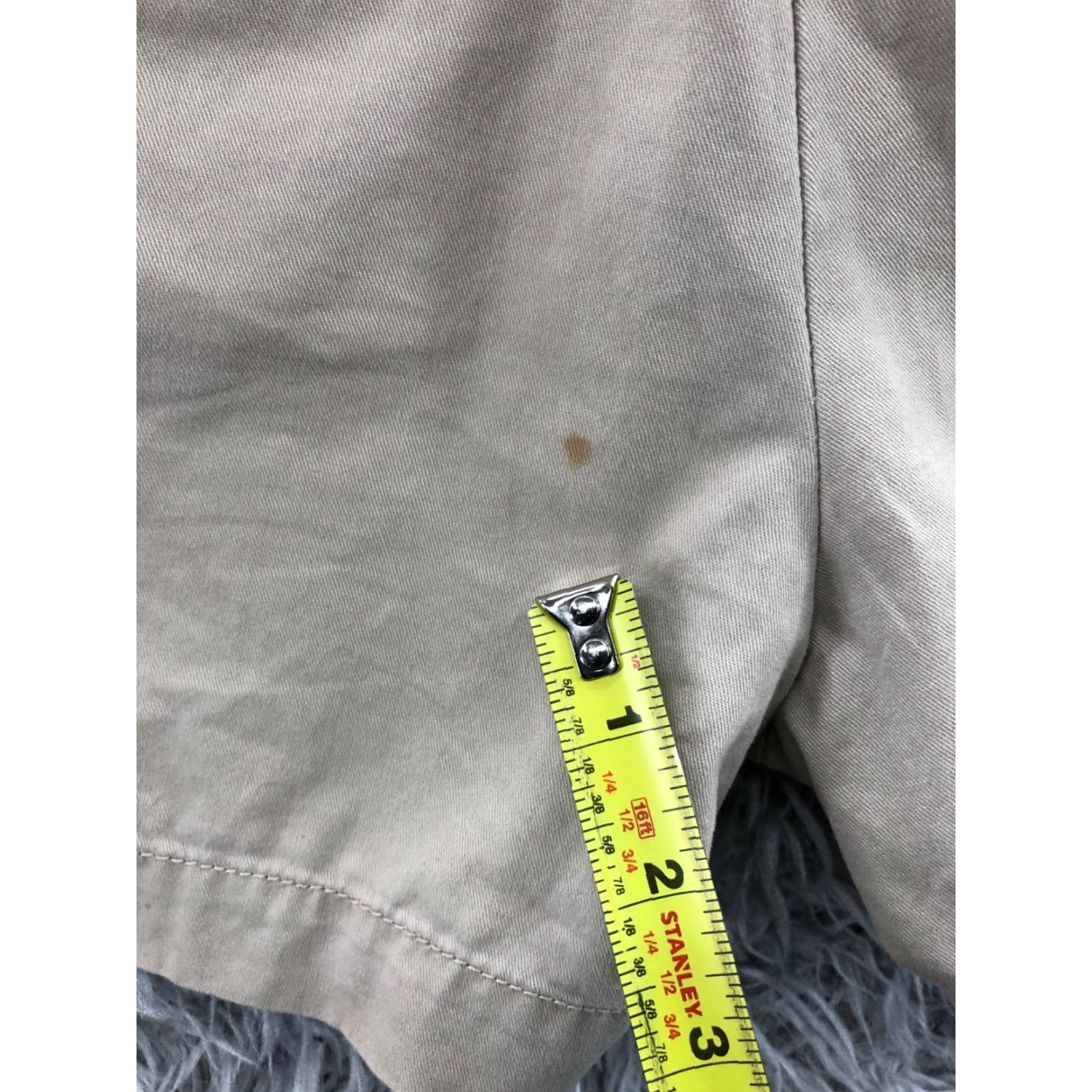 Loft LOFT Chino Shorts Womens Size 6 Mid Rise Beige Medium Wash Denim 5-Pocket Clean Flaw Hook Eye Adjustable Size 28" / US 6 / IT 42 - 5 Thumbnail