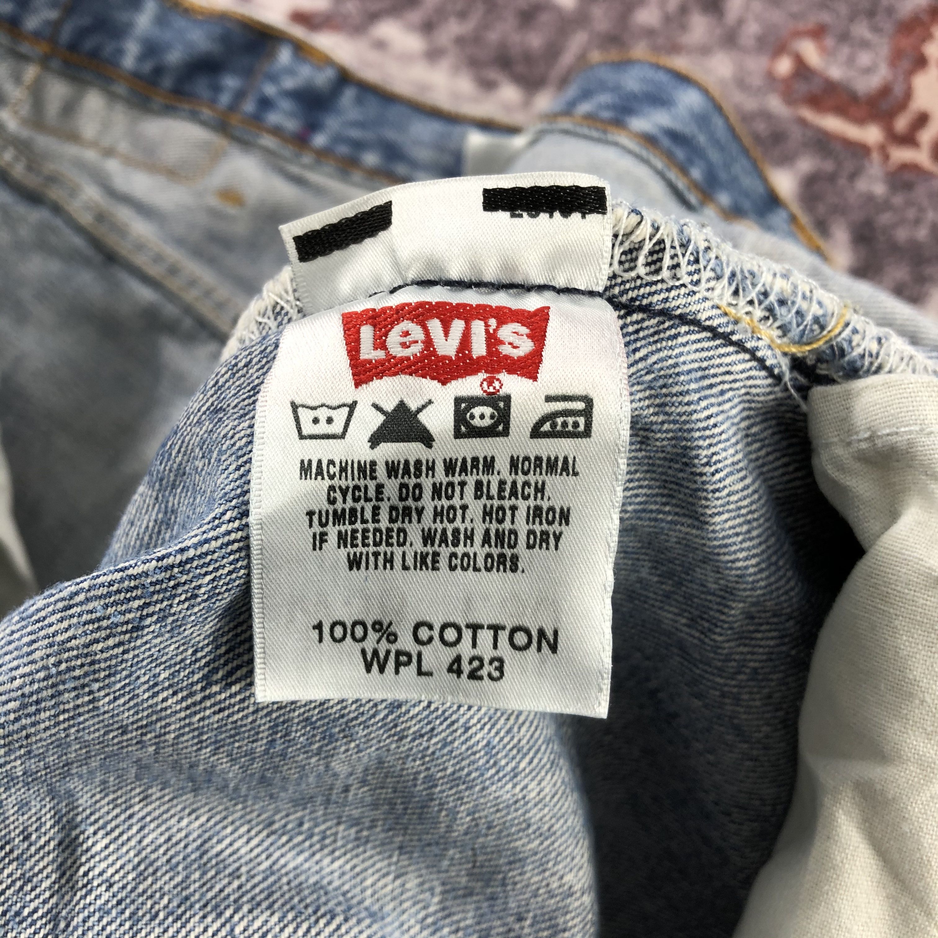 Levi's × Vintage Vintage 90s Blue Wash Levis 501 Jeans-JM2950 Size US 36 / EU 52 - 12 Thumbnail