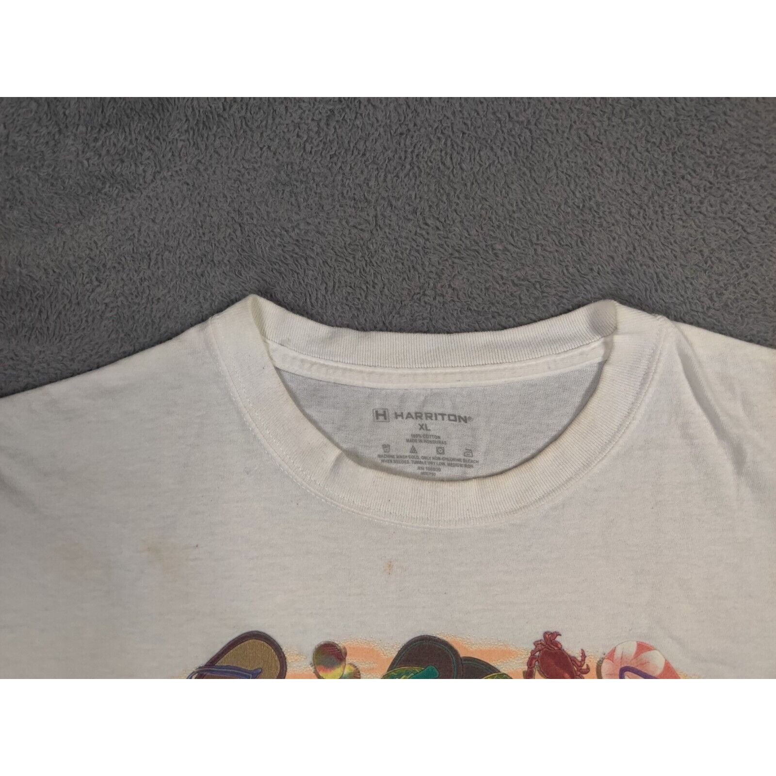Other Florida Shirt Adult Mens XL Spell Out Beach Sand Sandalsa Size US XL / EU 56 / 4 - 7 Thumbnail