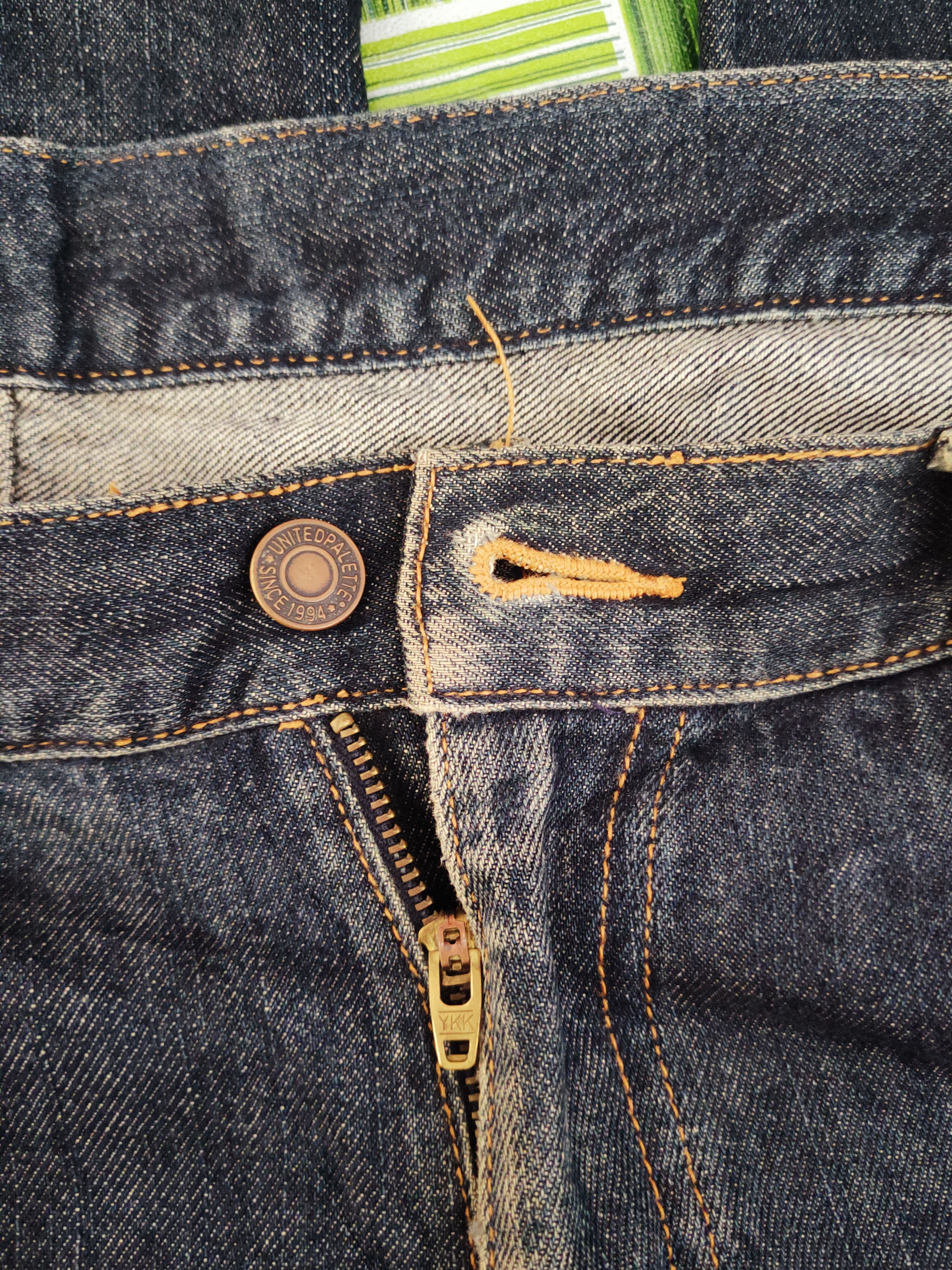 Japanese Brand Japan Dark Blue Distressed Ripped denim Jeans #S2677 Size US 35 - 13 Thumbnail