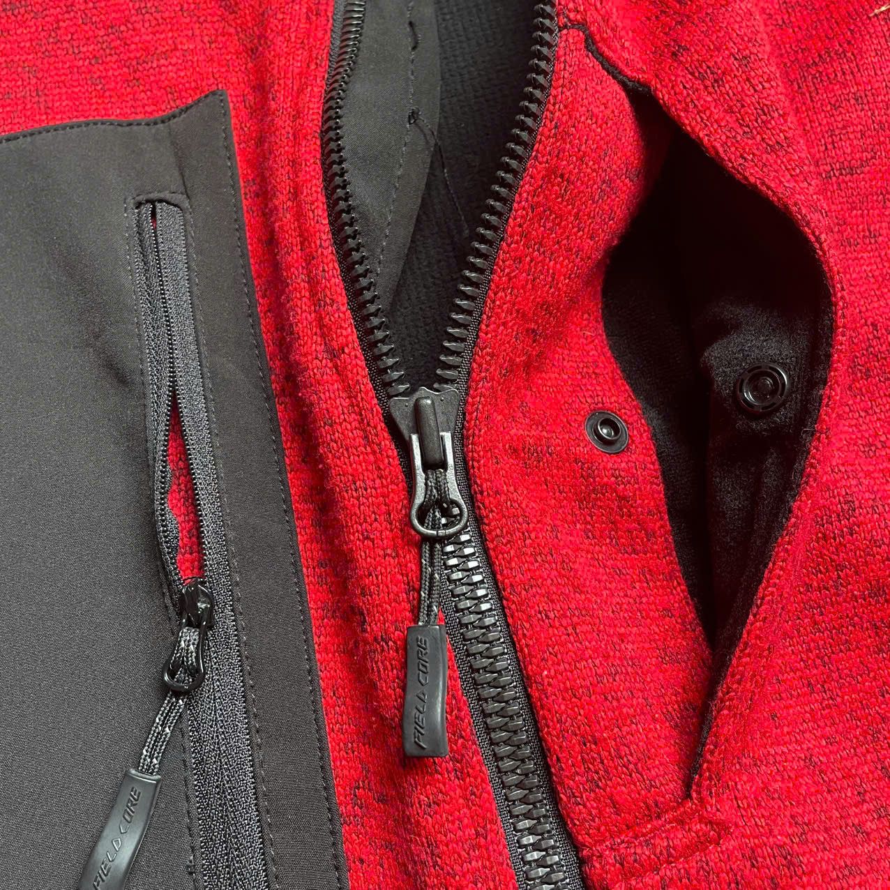 Japanese Brand Fieldcore corduroy biker jacket - Red and black Size US S / EU 44-46 / 1 - 11 Thumbnail