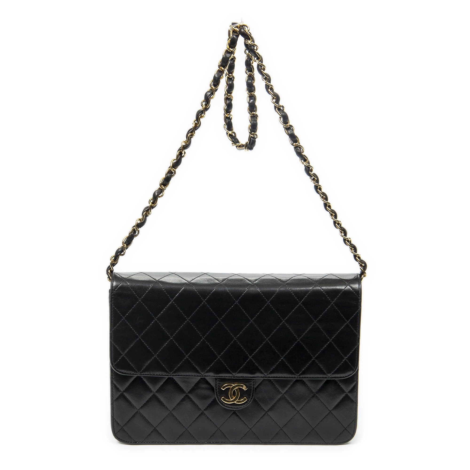 Chanel Vintage Push Lock Straight Flap Size ONE SIZE - 1 Thumbnail