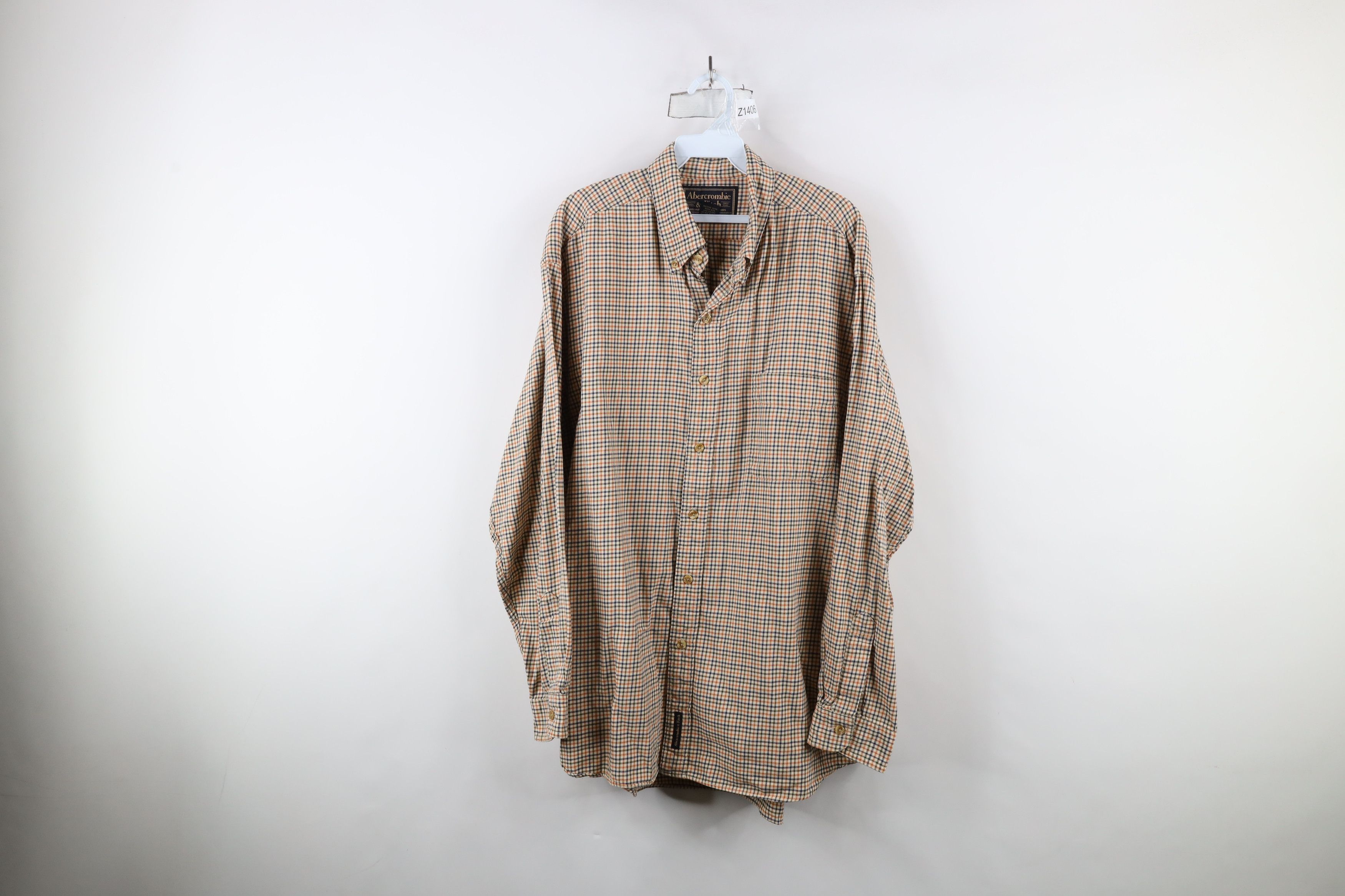 Abercrombie & Fitch × Vintage Vintage 90s Abercrombie & Fitch Collared Button Down Shirt Size US L / EU 52-54 / 3 - 1 Thumbnail