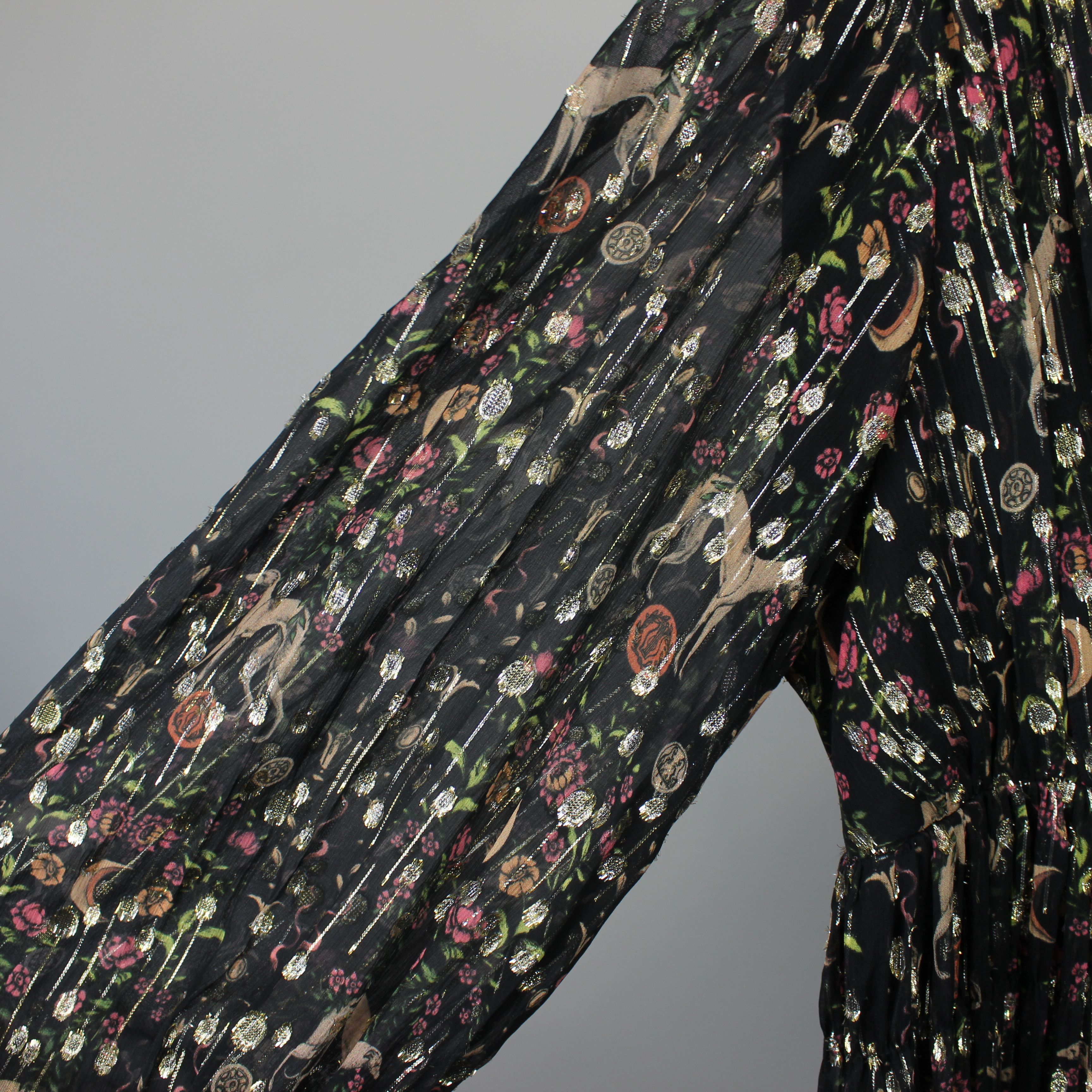 Sandro Sandro Paris dress women Dinna Printed 38 silk Size XS / US 0-2 / IT 36-38 - 7 Thumbnail