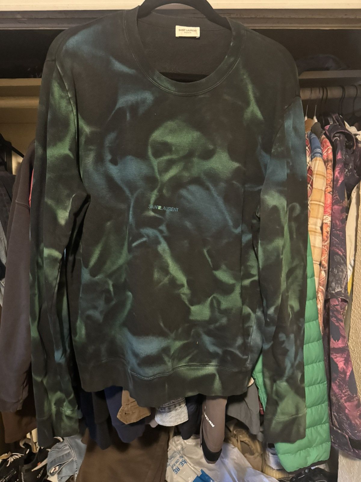 Saint Laurent Paris Saint laurent crewneck Size US L / EU 52-54 / 3 - 1 Thumbnail