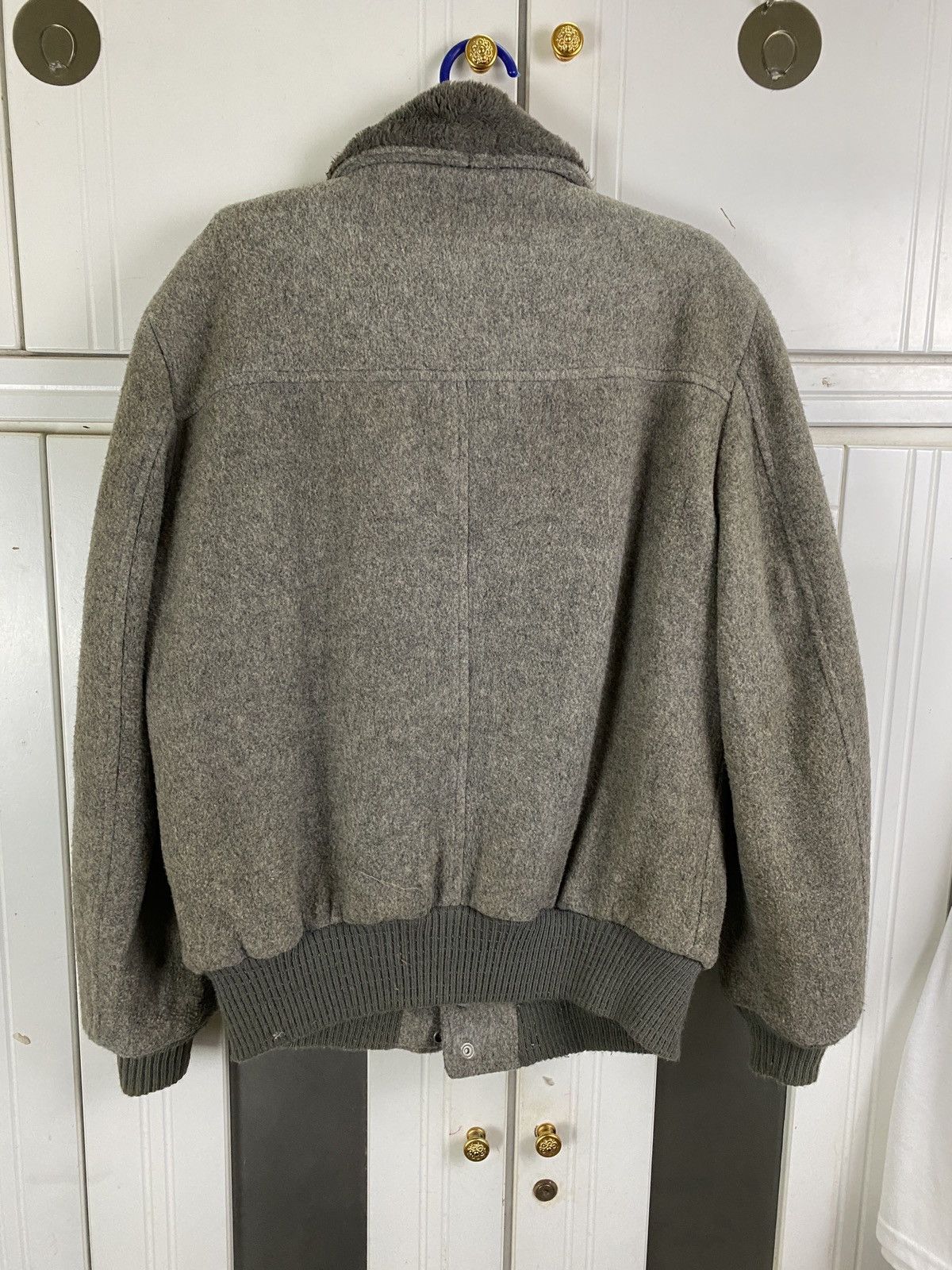Vintage ✅️Vintage ABERDEEN Usa Bomber Wool Jacket Size US L / EU 52-54 / 3 - 2 Thumbnail