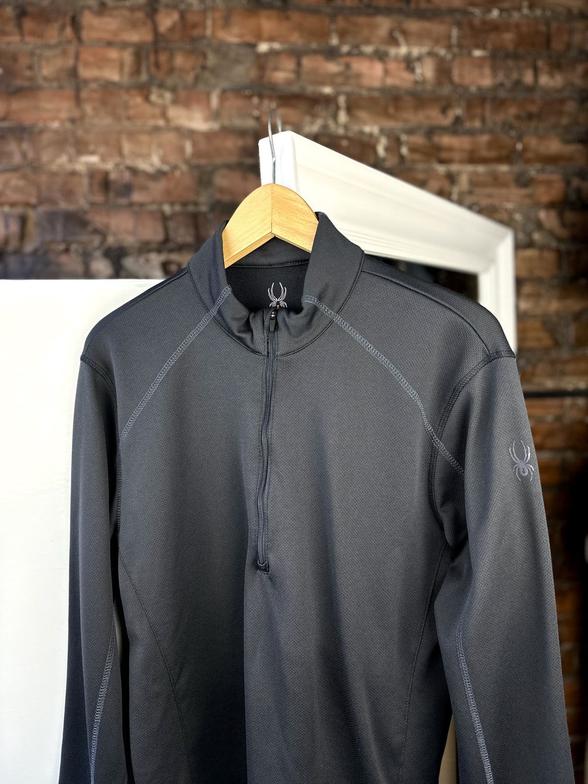 Spyder Mens Spyder 1/4 Sweatshirt Black Size: M Size US M / EU 48-50 / 2 - 2 Thumbnail