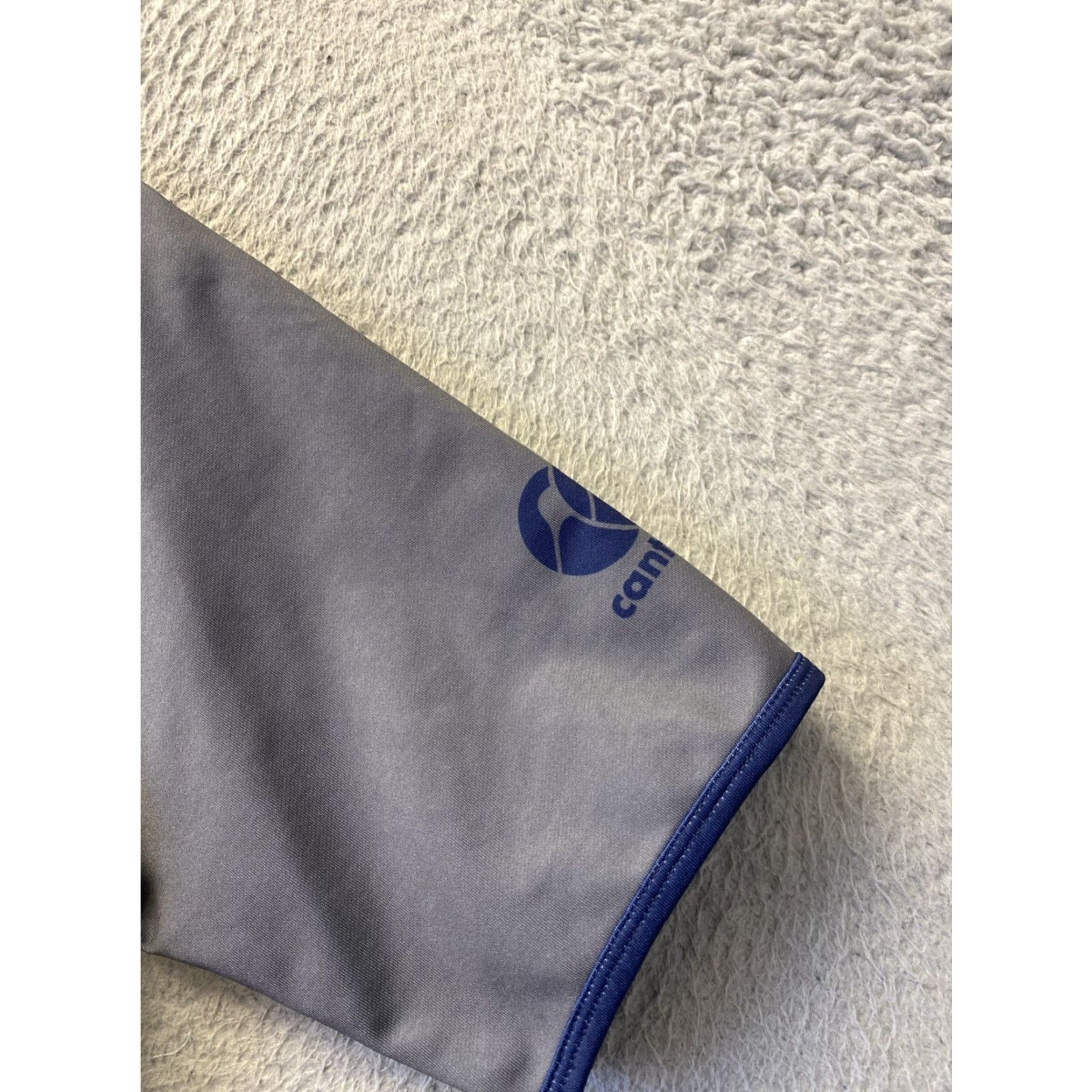 Vintage Canterbury of New Zealand Shirt Mens Jersey Fitted Short Sleeve Blue CCC Logo Size M Gray Activewear Rugby Size US M / EU 48-50 / 2 - 4 Thumbnail