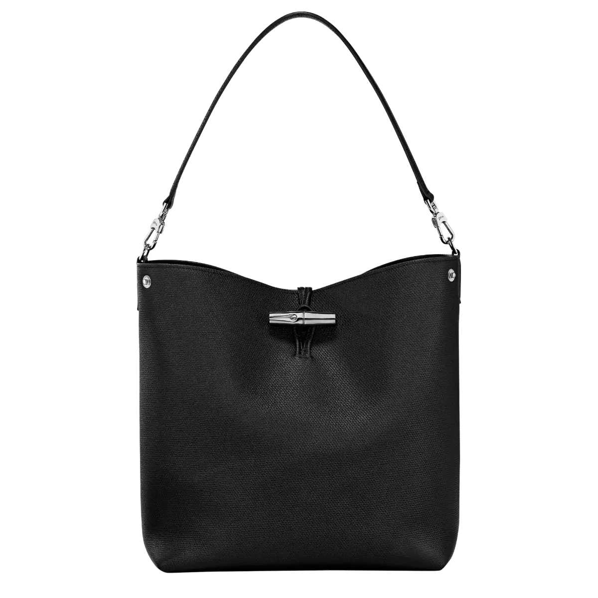 Longchamp o1s22i1n1024 Size: OS / M Le Roseau Shoulder Bag in Black Size ONE SIZE - 1 Thumbnail