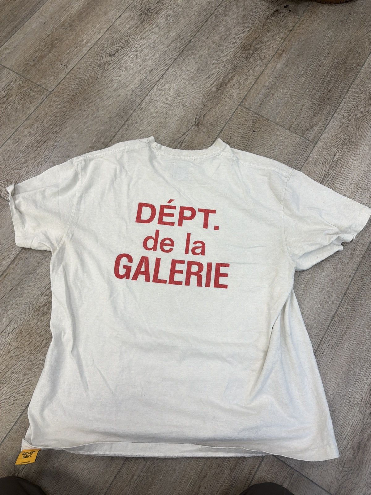 Gallery Dept. Gallery dept cream red French logo t-shirt Size US XL / EU 56 / 4 - 2 Thumbnail