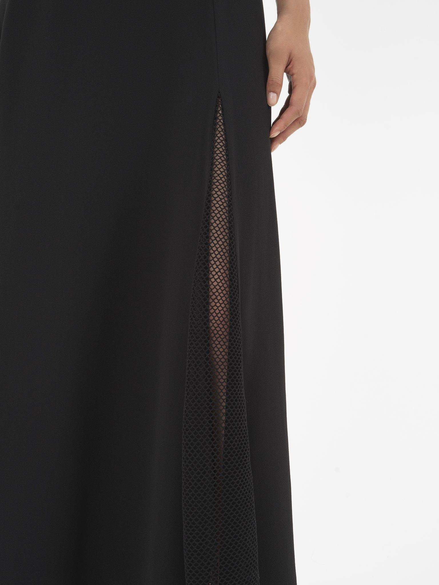 Chloe o1loc1c0325 CHC24 Midi Skirt in Black Size 27" / US 4 / IT 40 - 6 Thumbnail