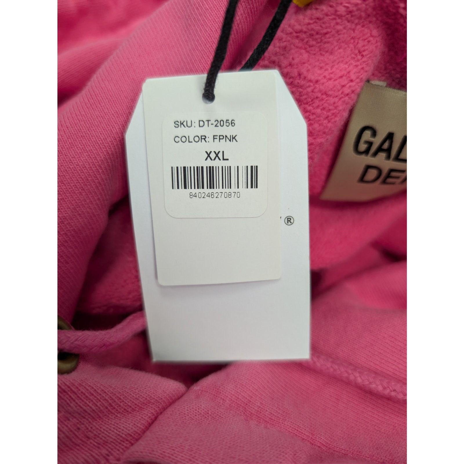 Gallery Dept. o1rshd1 Sweater Dept Logo Hoodie in Flo Pink Size US XXL / EU 58 / 5 - 21 Thumbnail