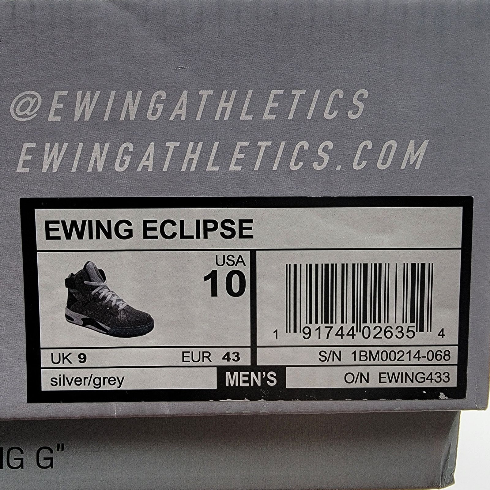 Ewing Athletics Ewing Athletics Eclipse 'Big G" Hi Top Mens Sz 10 Size US 10 / EU 43 - 12 Thumbnail